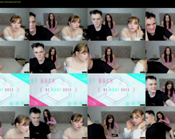 bjliki — 4 minute Chaturbate couple cam show recording, 720p, Mar 21, 2023