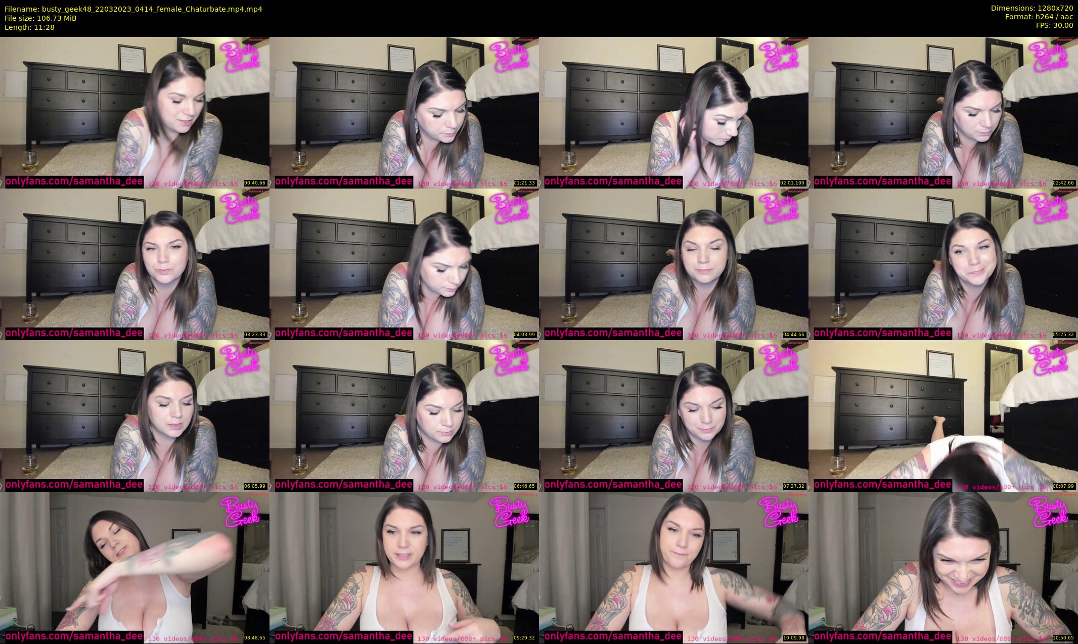 busty_geek48 — 12 minute Chaturbate female cam show recording, 720p, Mar 22, 2023