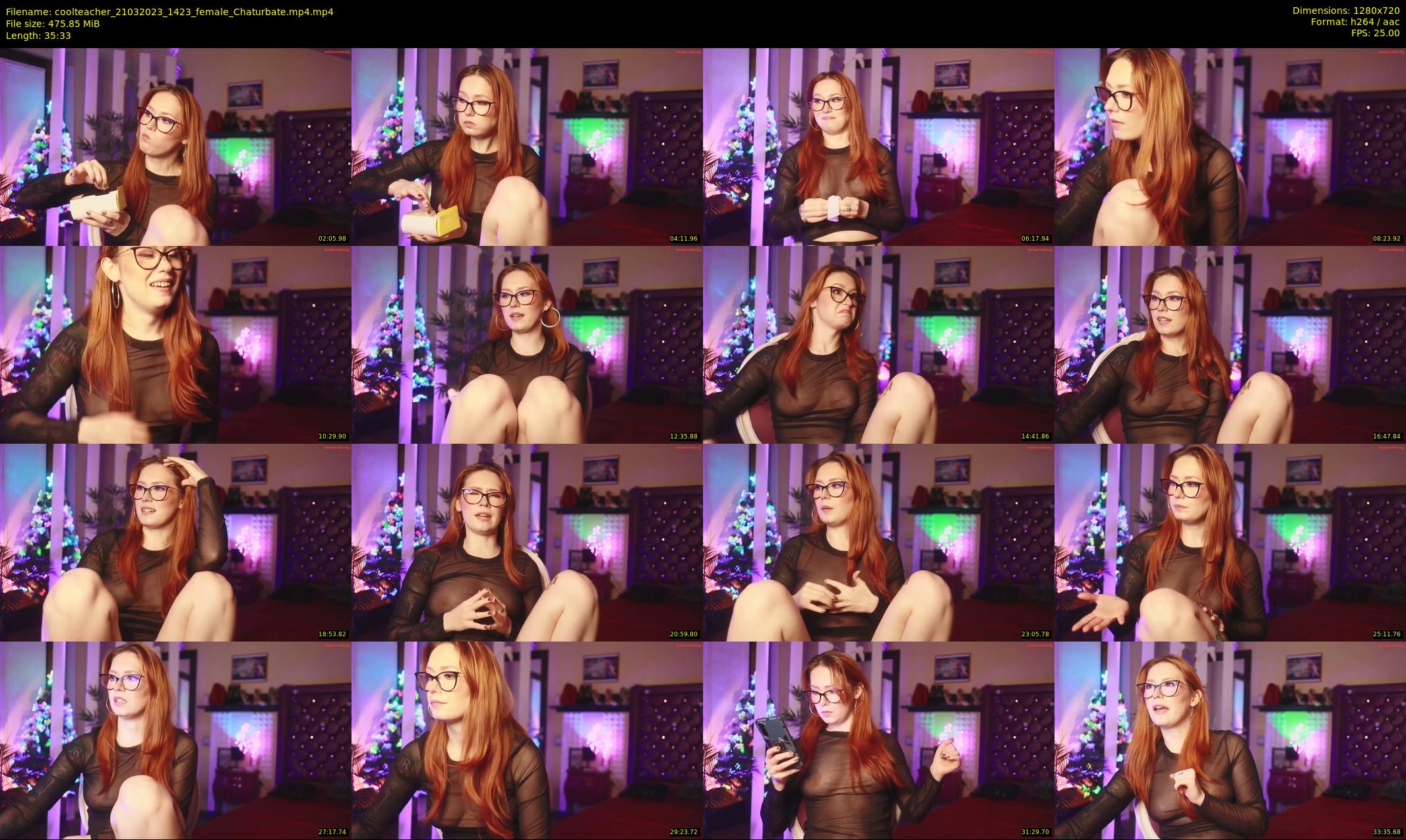 coolteacher — 36 minute Chaturbate female cam show recording, 720p, Mar 21, 2023