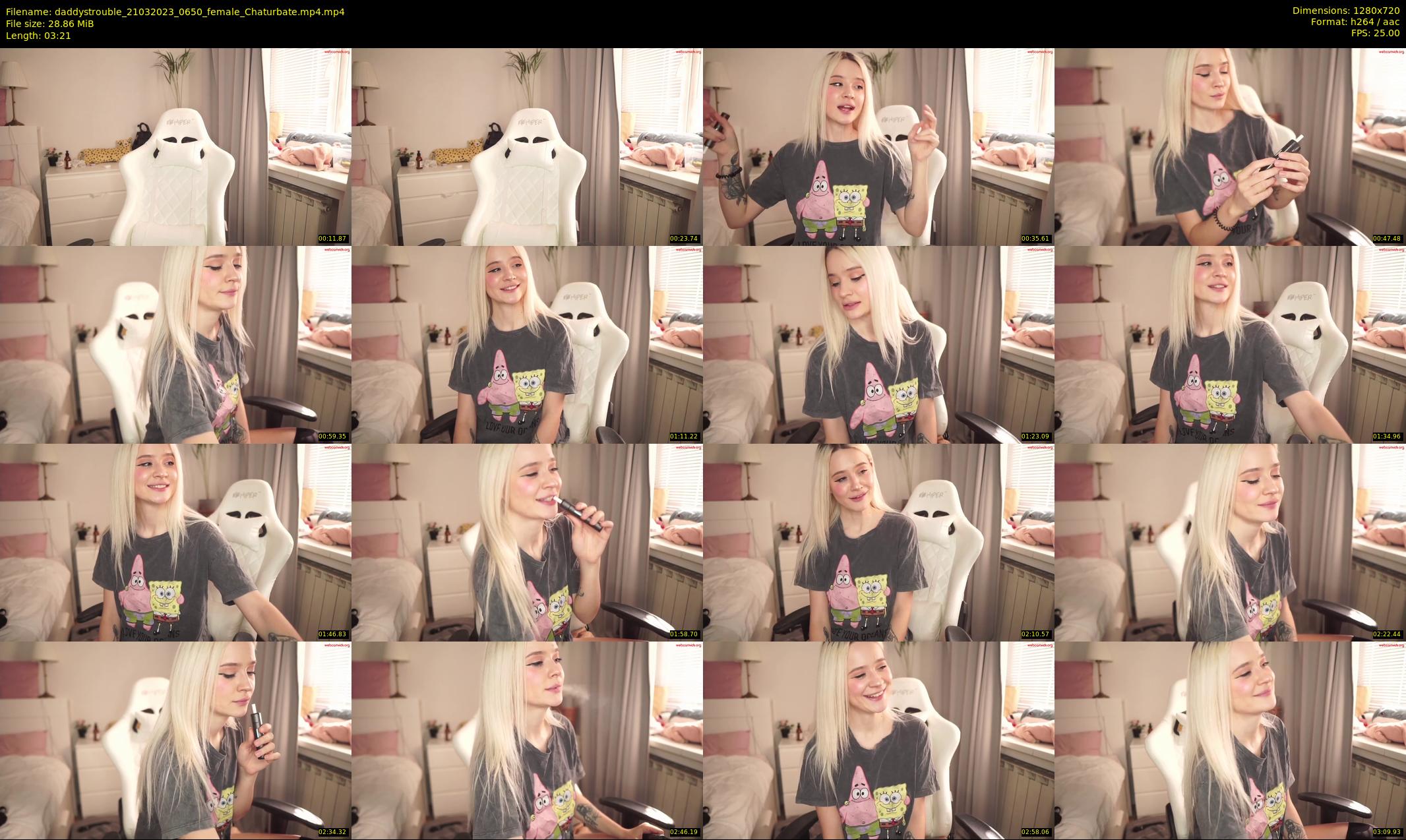 daddystrouble — 4 minute Chaturbate female cam show recording, 720p, Mar 21, 2023
