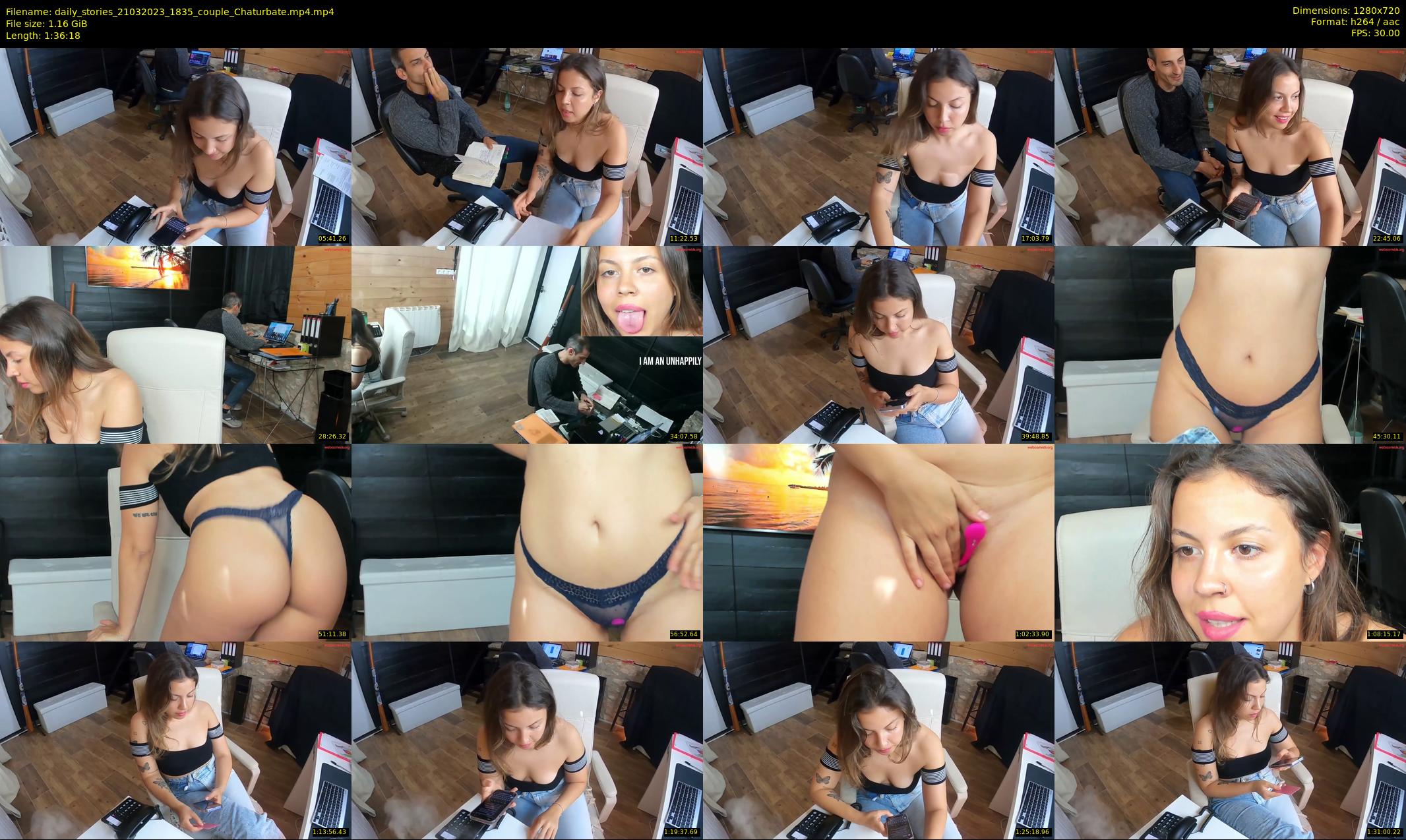 daily_stories — 97 minute Chaturbate couple cam show recording, 720p, Mar 21, 2023