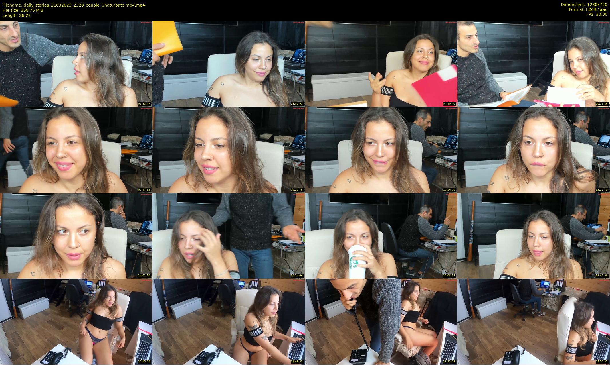 daily_stories — 27 minute Chaturbate couple cam show recording, 720p, Mar 21, 2023