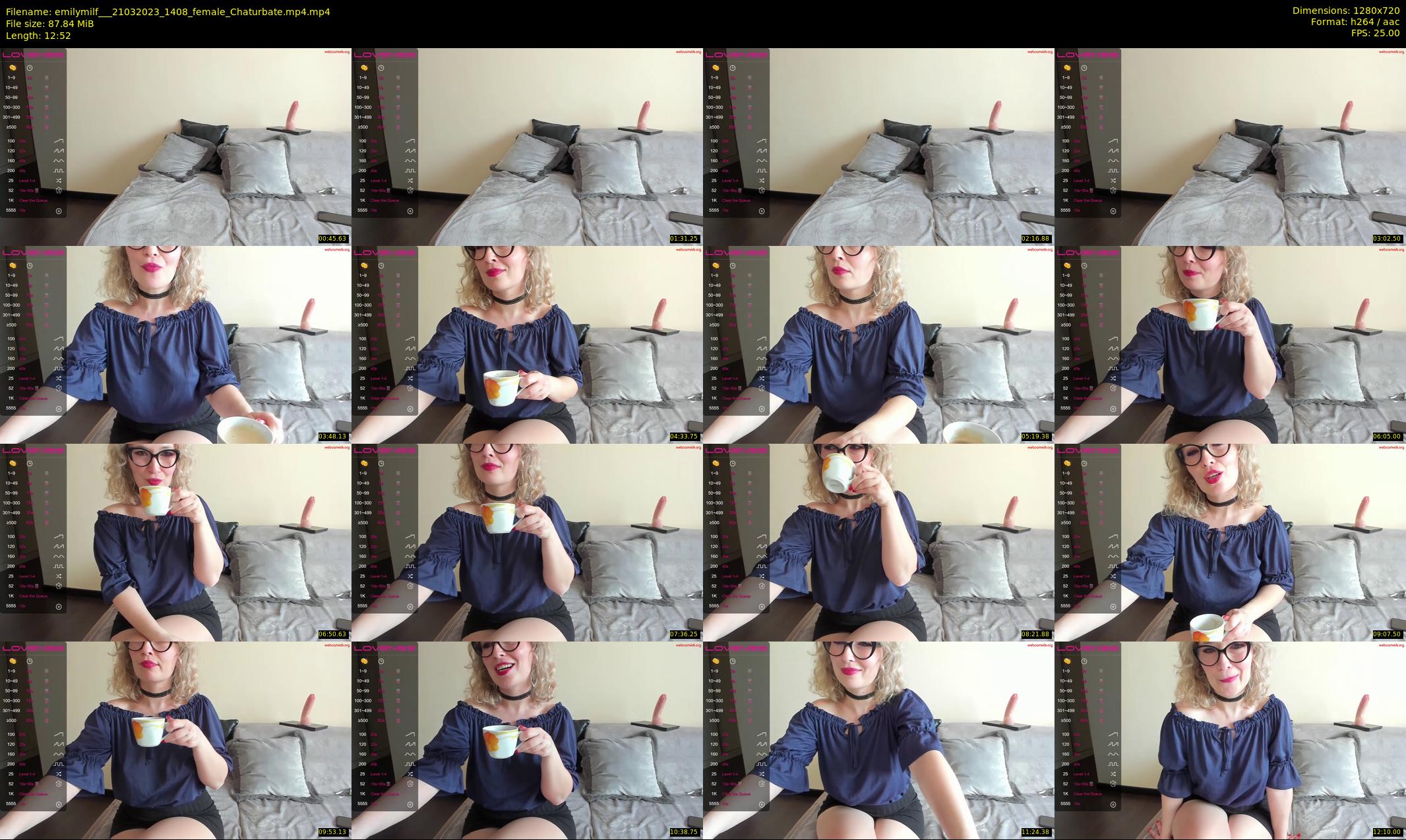 emilymilf__ — 13 minute Chaturbate female cam show recording, 720p, Mar 21, 2023