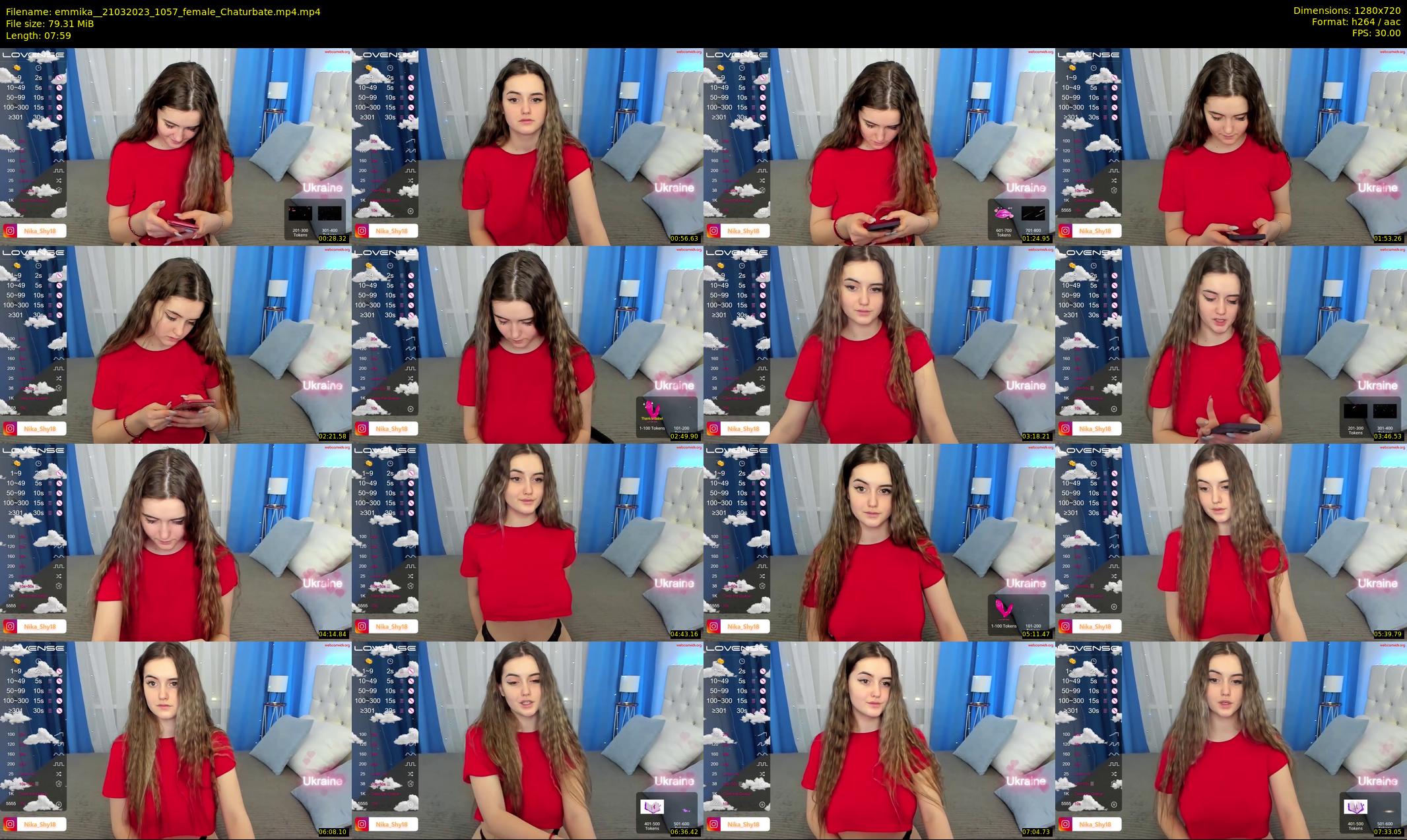 emmika_ — 8 minute Chaturbate female cam show recording, 720p, Mar 21, 2023