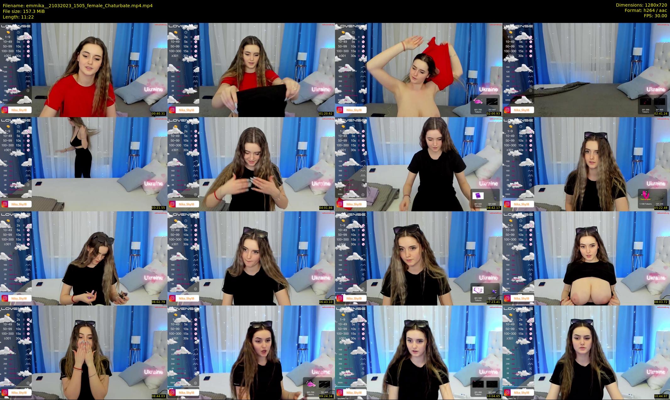 emmika_ — 12 minute Chaturbate female cam show recording, 720p, Mar 21, 2023