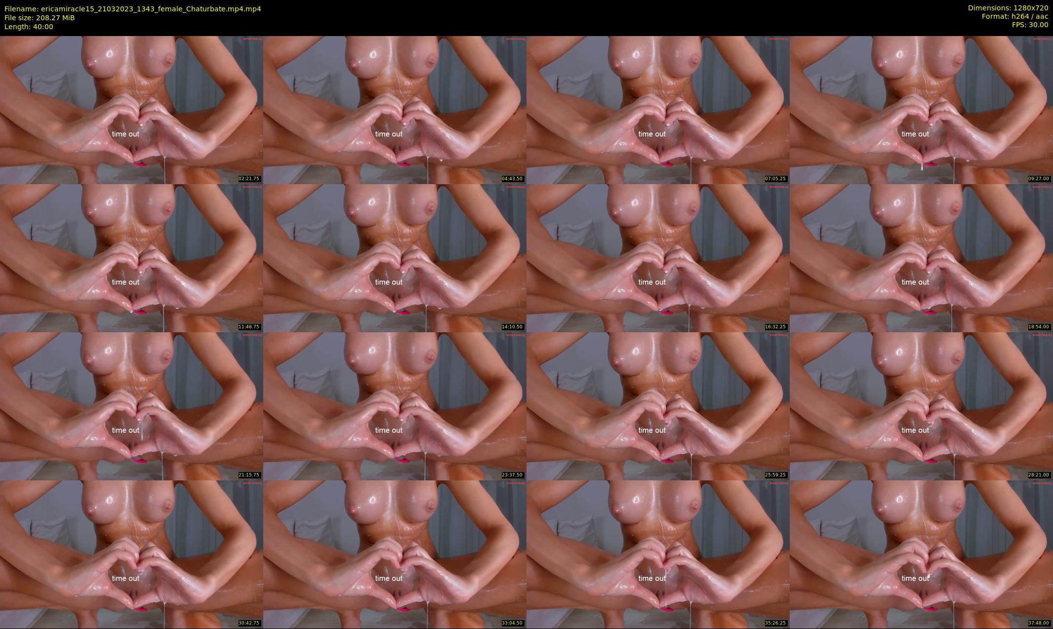 ericamiracle15 — 40 minute Chaturbate female cam show recording, 720p, Mar 21, 2023