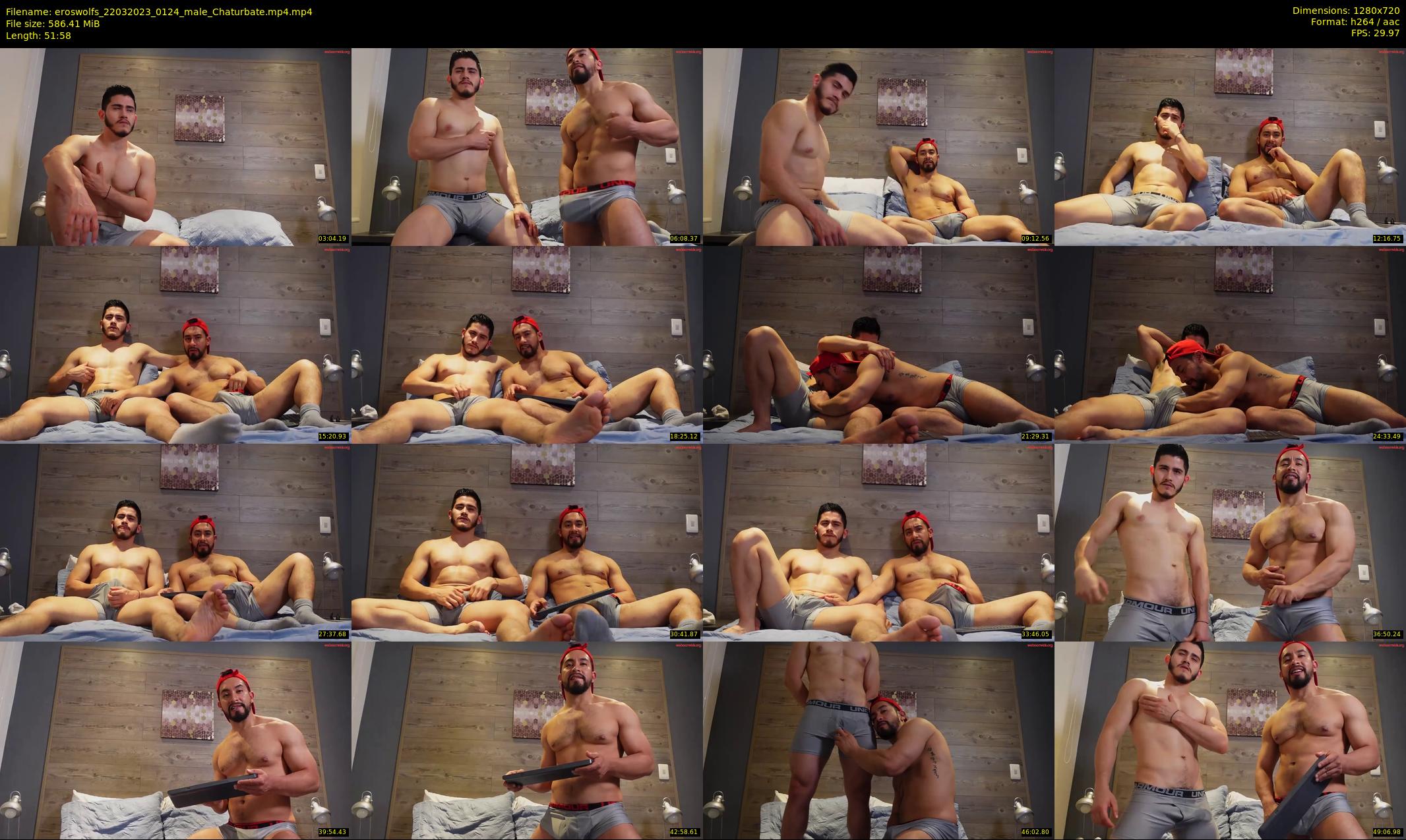 eroswolfs — 52 minute Chaturbate male cam show recording, 720p, Mar 22, 2023
