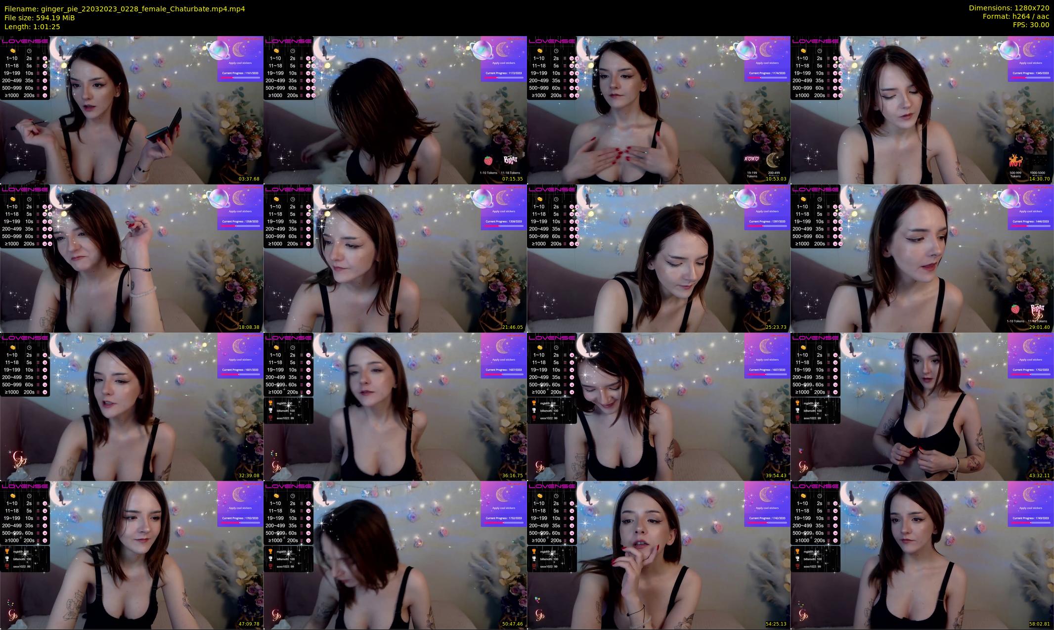 ginger_pie — 62 minute Chaturbate female cam show recording, 720p, Mar 22, 2023