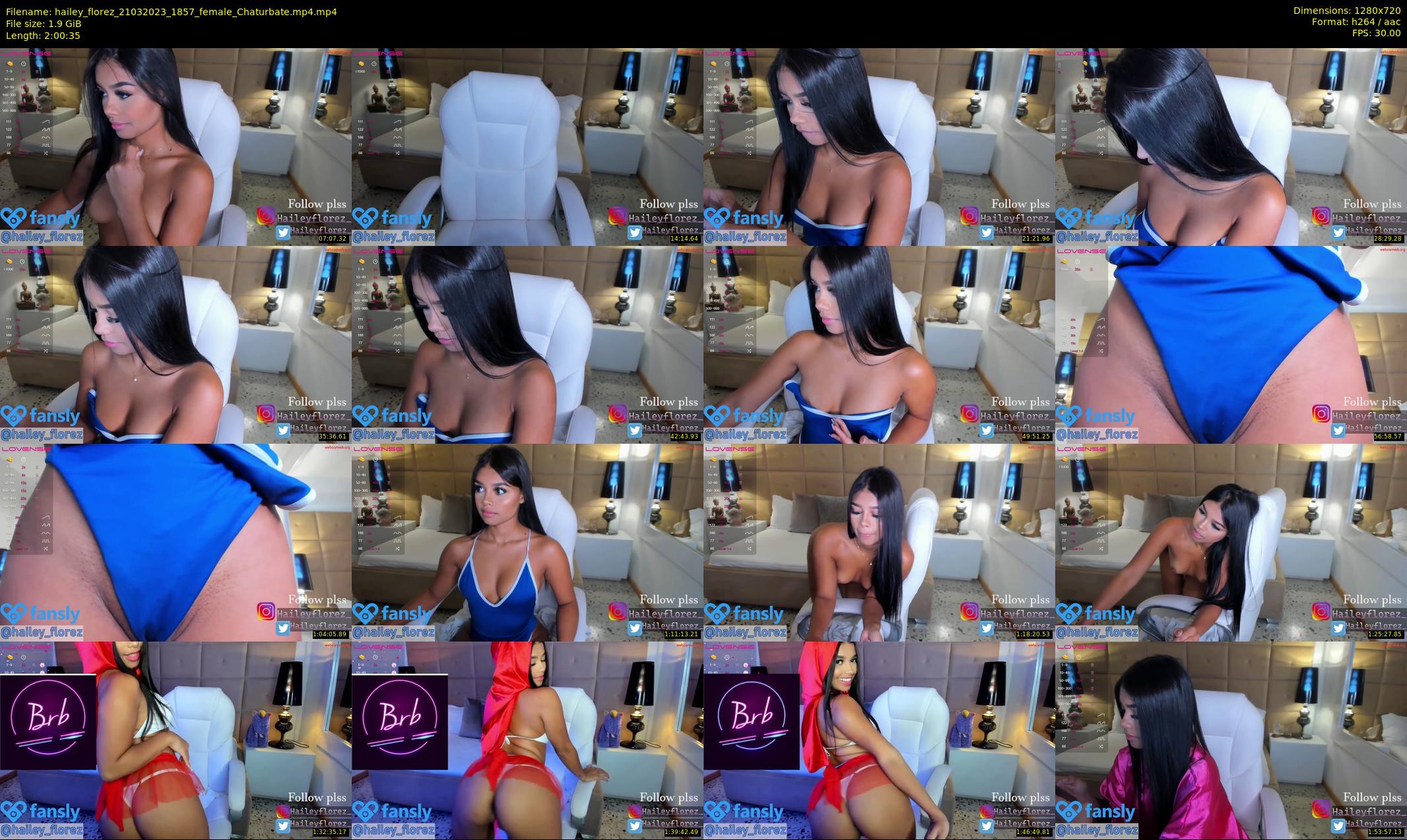 hailey_florez — 121 minute Chaturbate female cam show recording, 720p, Mar 21, 2023