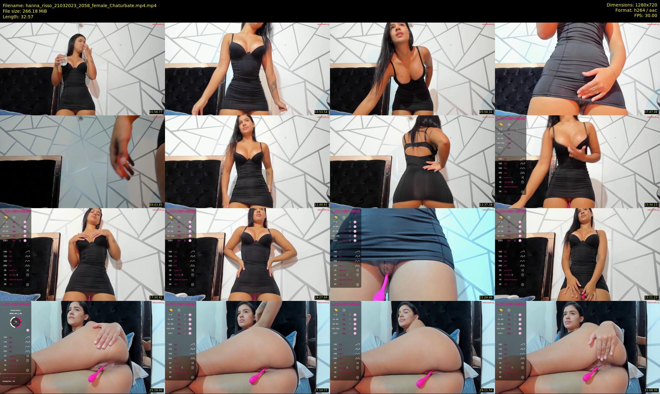 hanna_risso — 33 minute Chaturbate female cam show recording, 720p, Mar 21, 2023