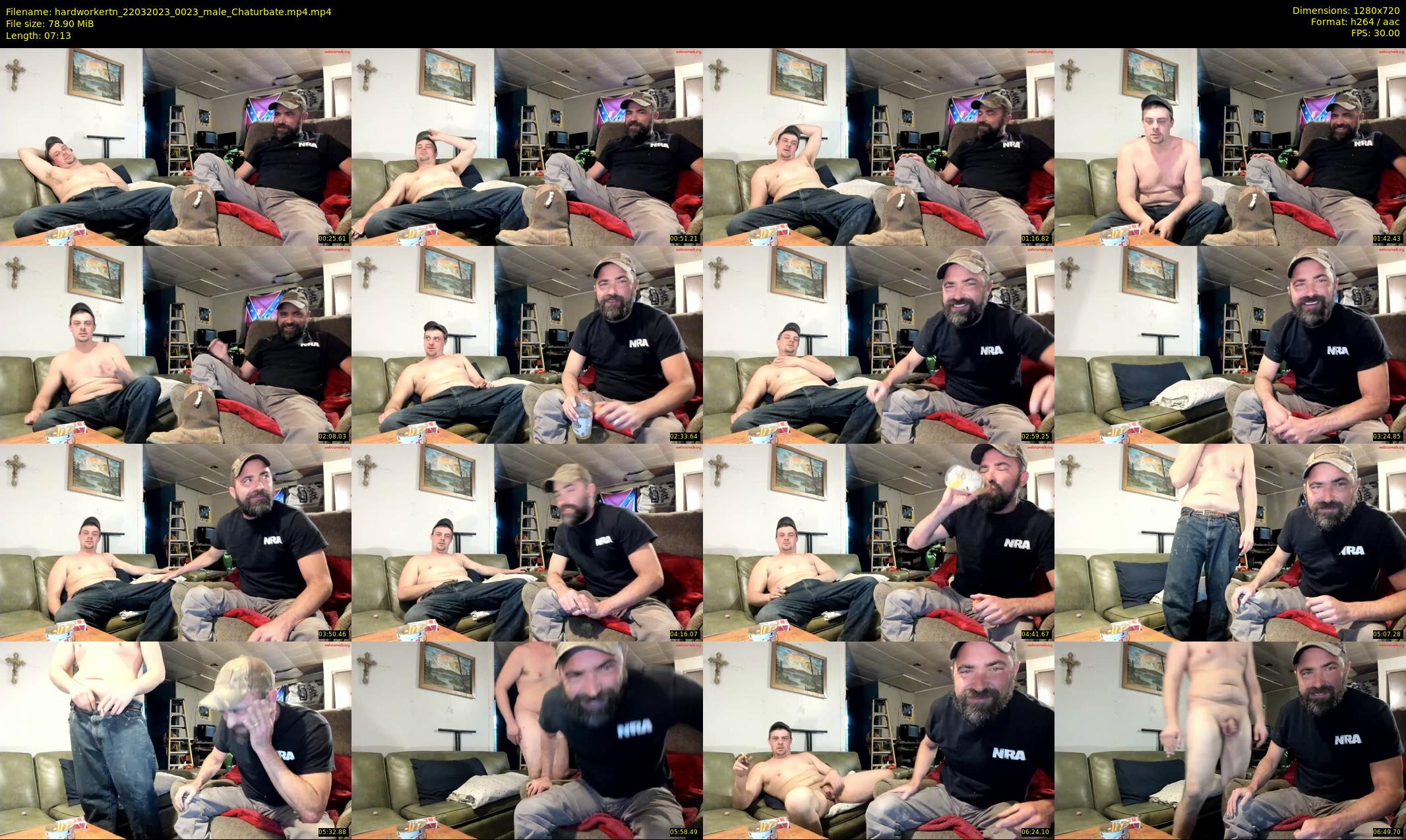 hardworkertn — 8 minute Chaturbate male cam show recording, 720p, Mar 22, 2023