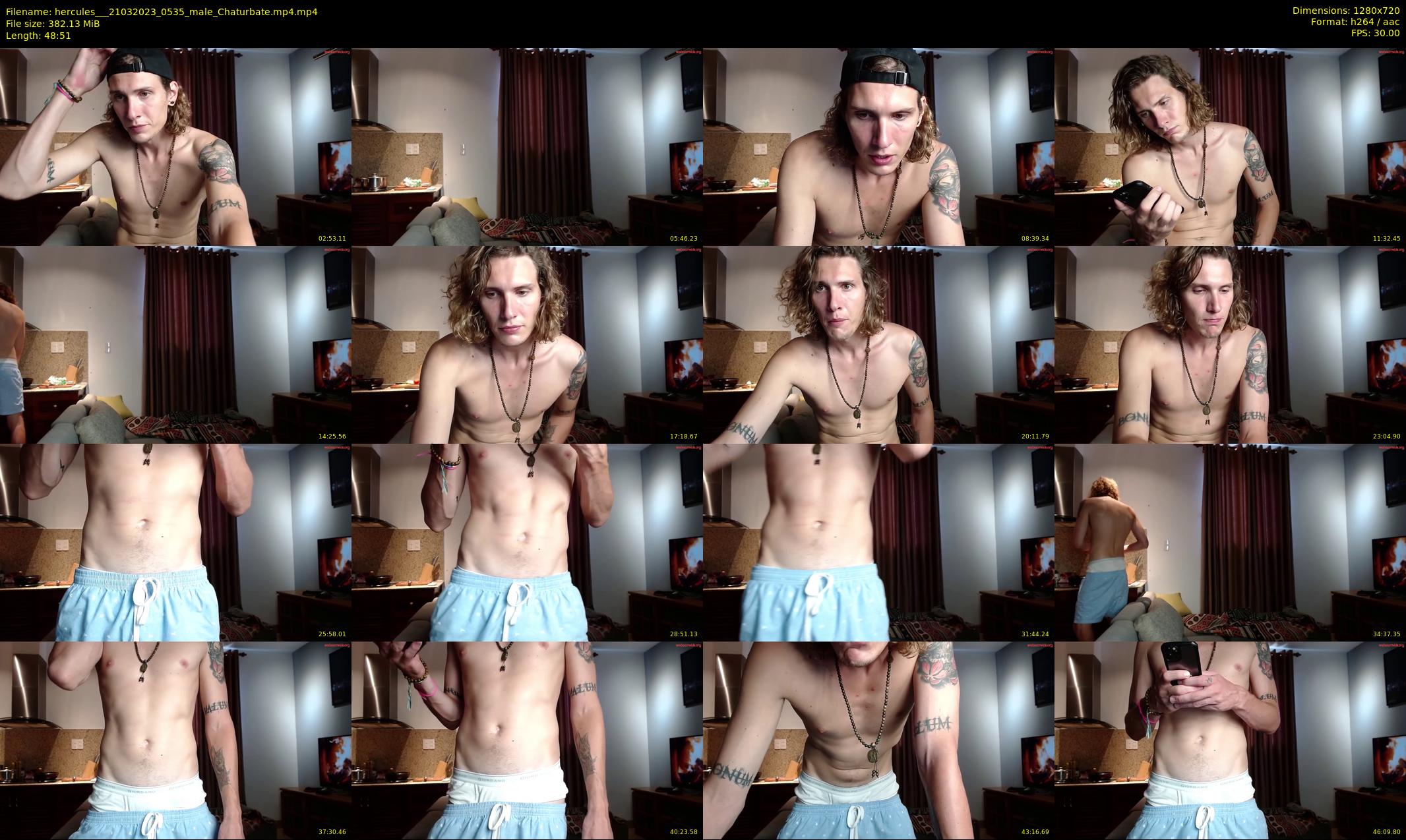 hercules__ — 49 minute Chaturbate male cam show recording, 720p, Mar 21, 2023