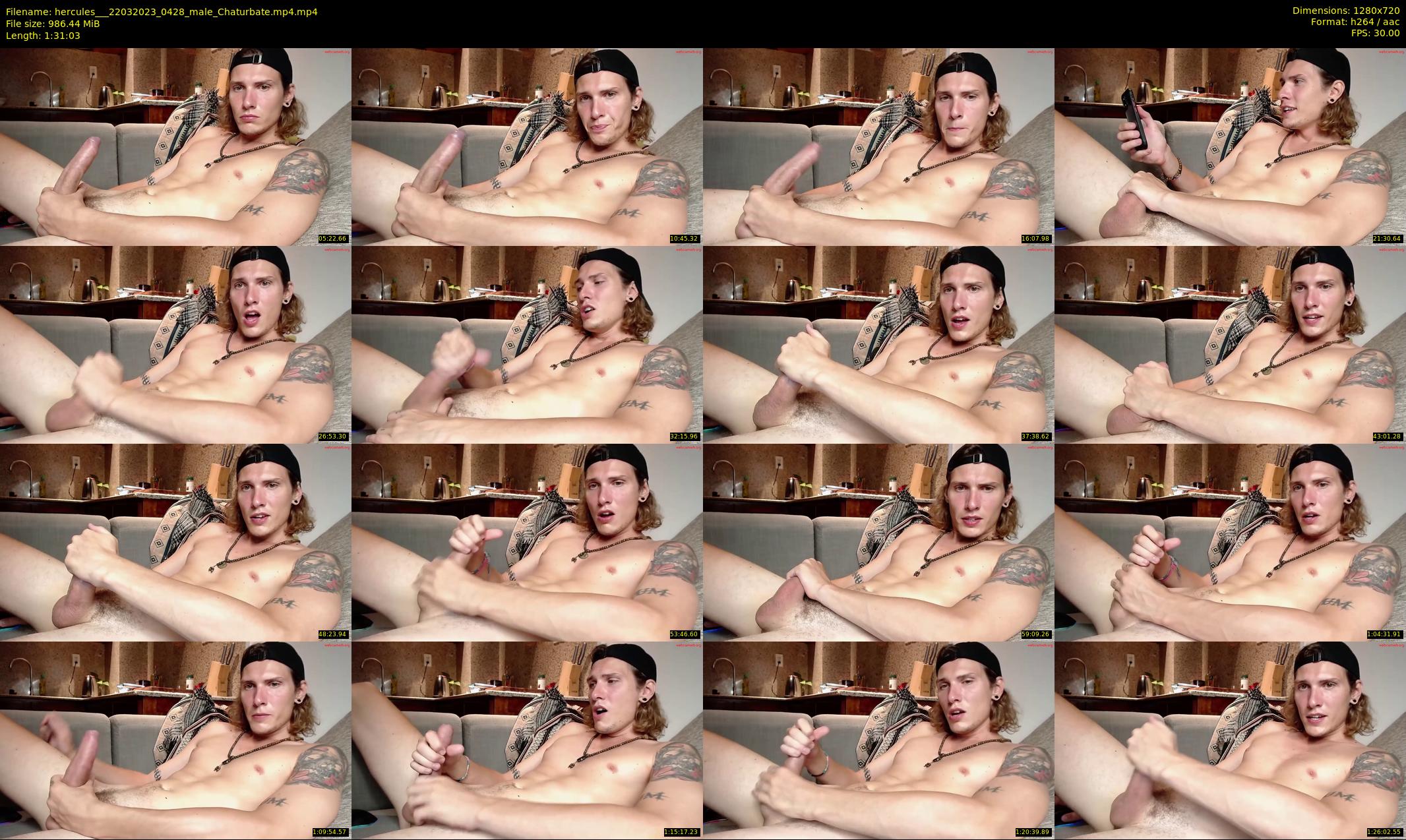 hercules__ — 92 minute Chaturbate male cam show recording, 720p, Mar 22, 2023