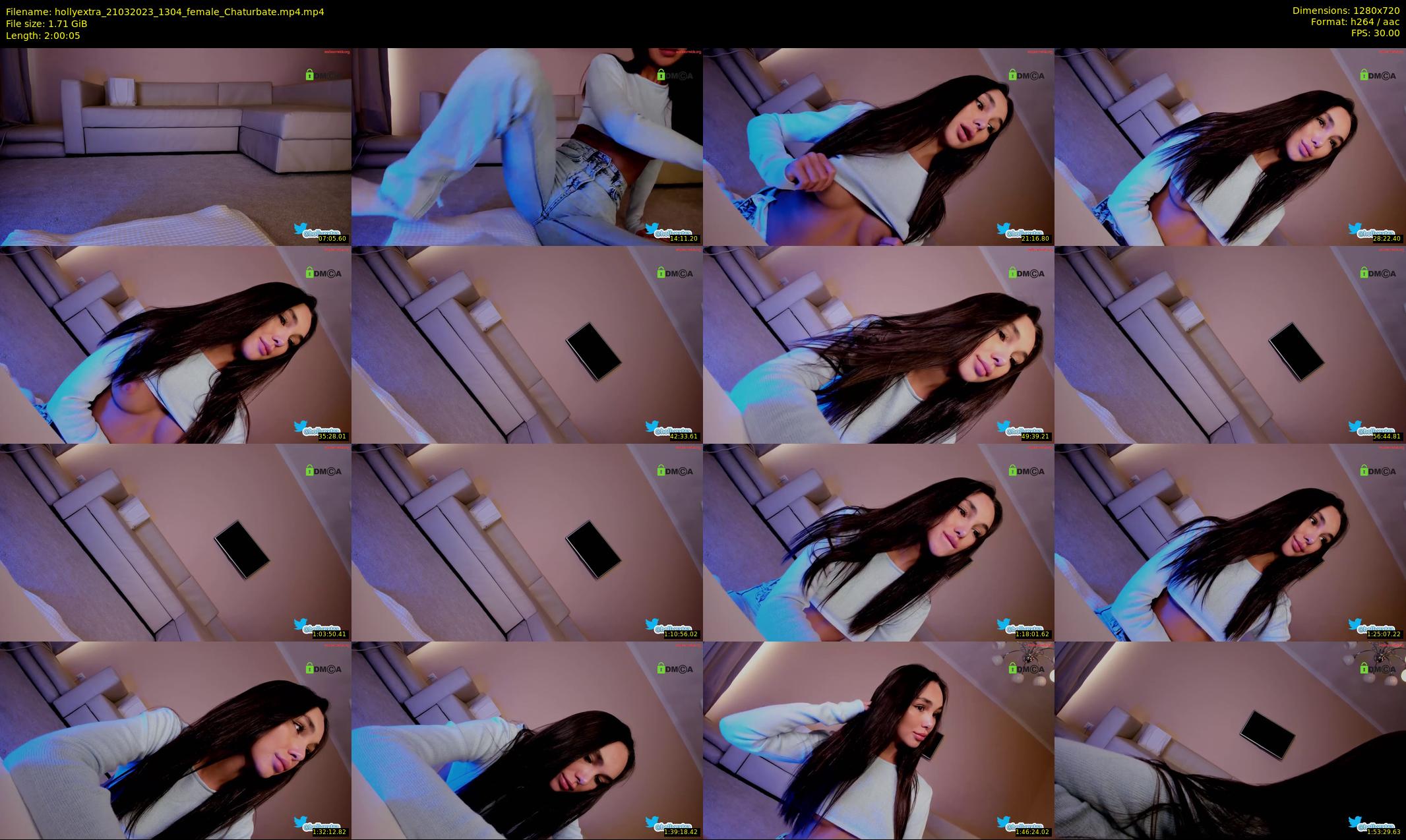 hollyextra — 121 minute Chaturbate female cam show recording, 720p, Mar 21, 2023