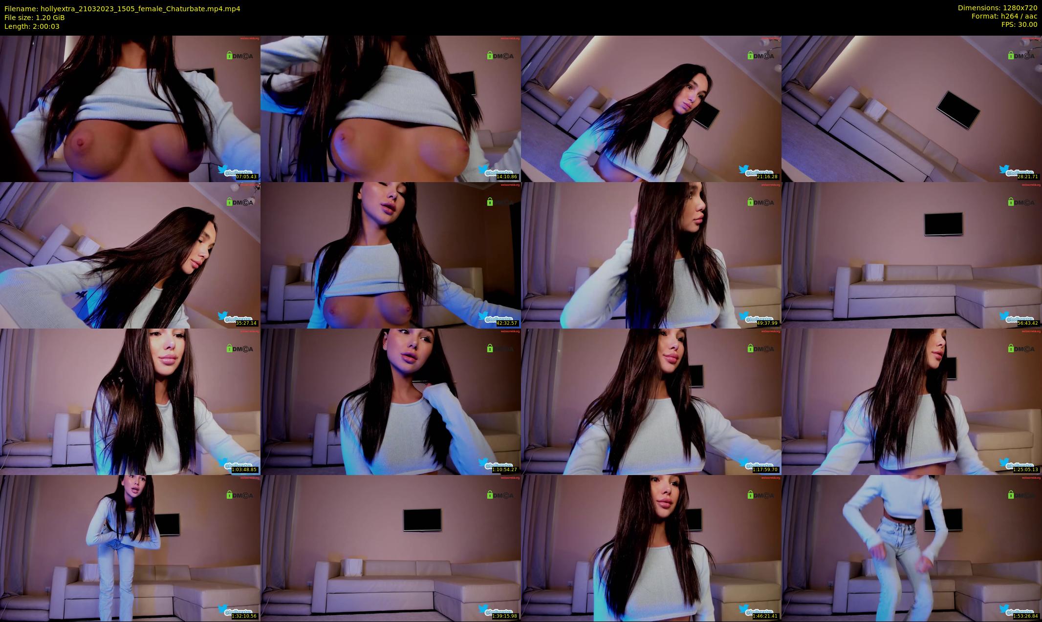 hollyextra — 121 minute Chaturbate female cam show recording, 720p, Mar 21, 2023