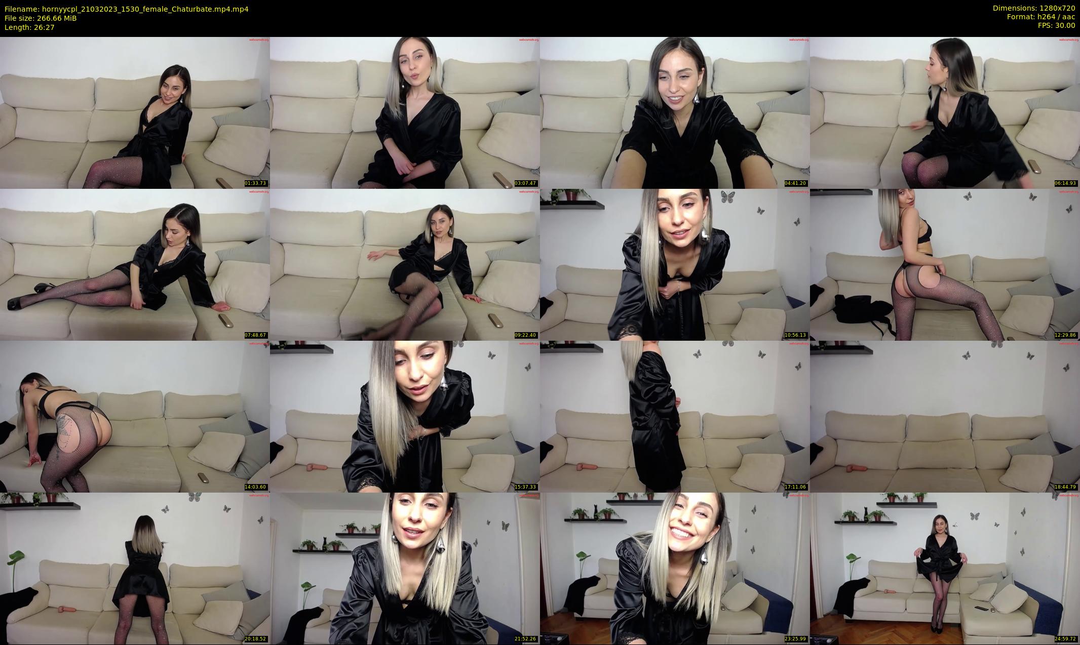 hornyycpl — 27 minute Chaturbate couple cam show recording, 720p, Mar 21, 2023