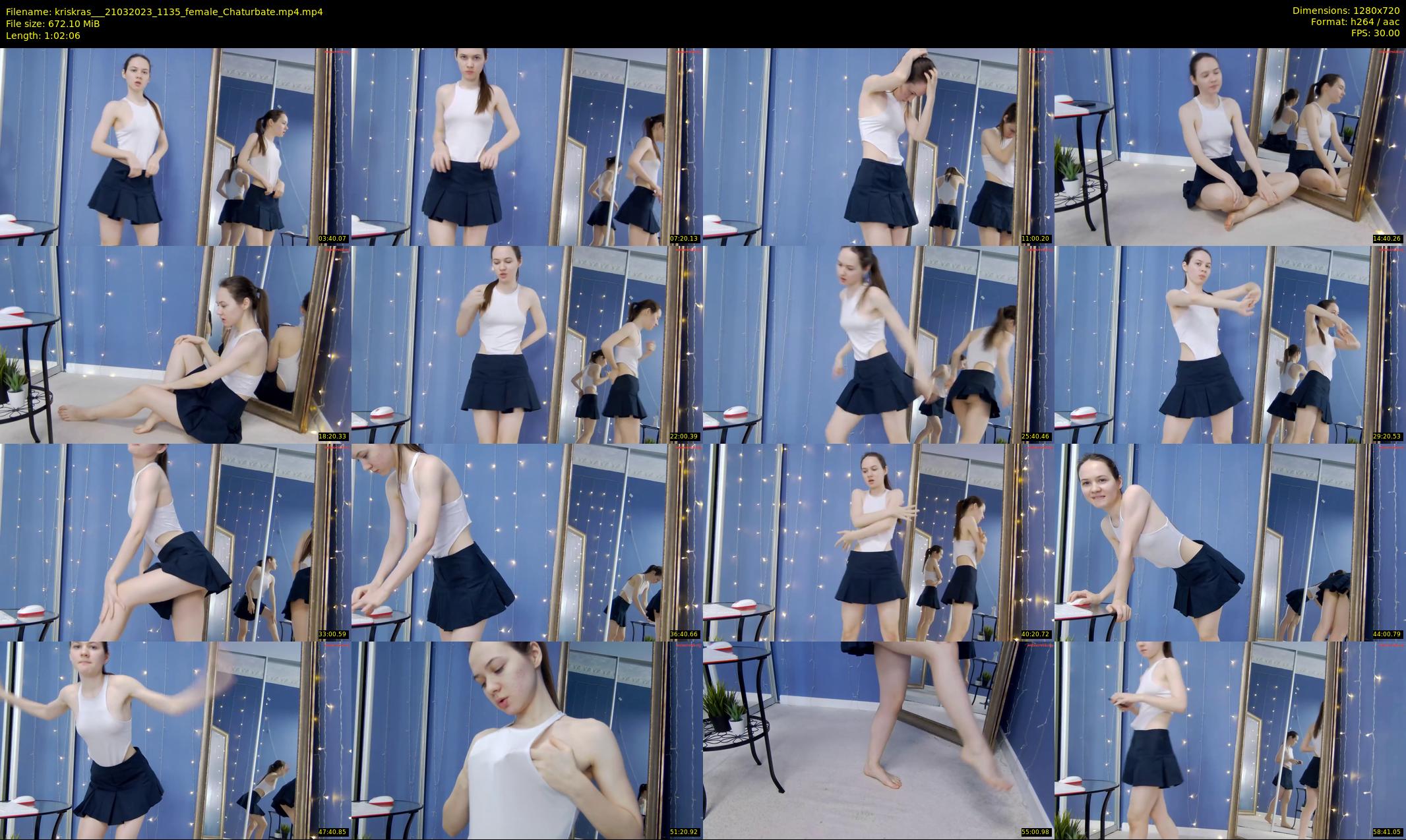 kriskras__ — 63 minute Chaturbate female cam show recording, 720p, Mar 21, 2023