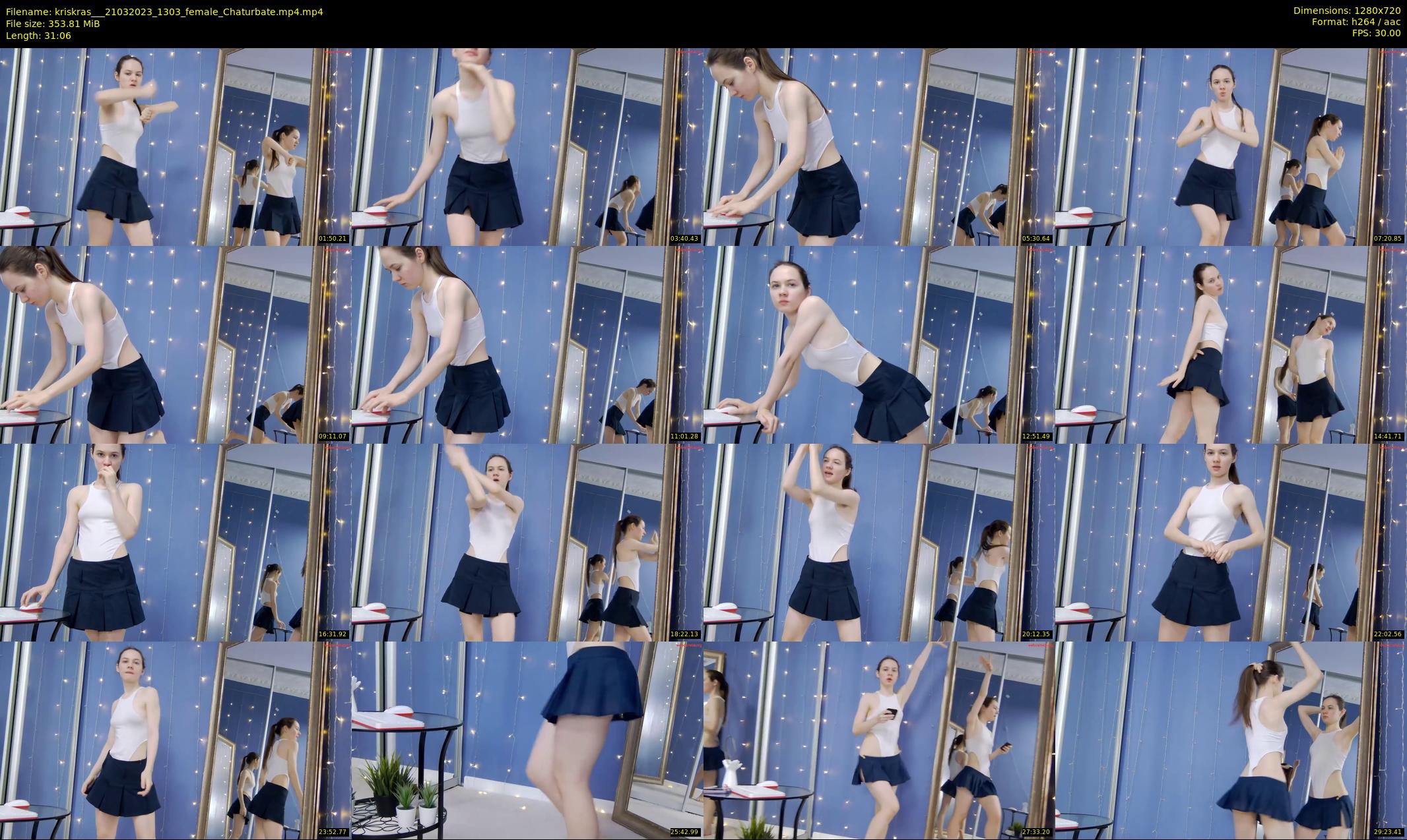 kriskras__ — 32 minute Chaturbate female cam show recording, 720p, Mar 21, 2023