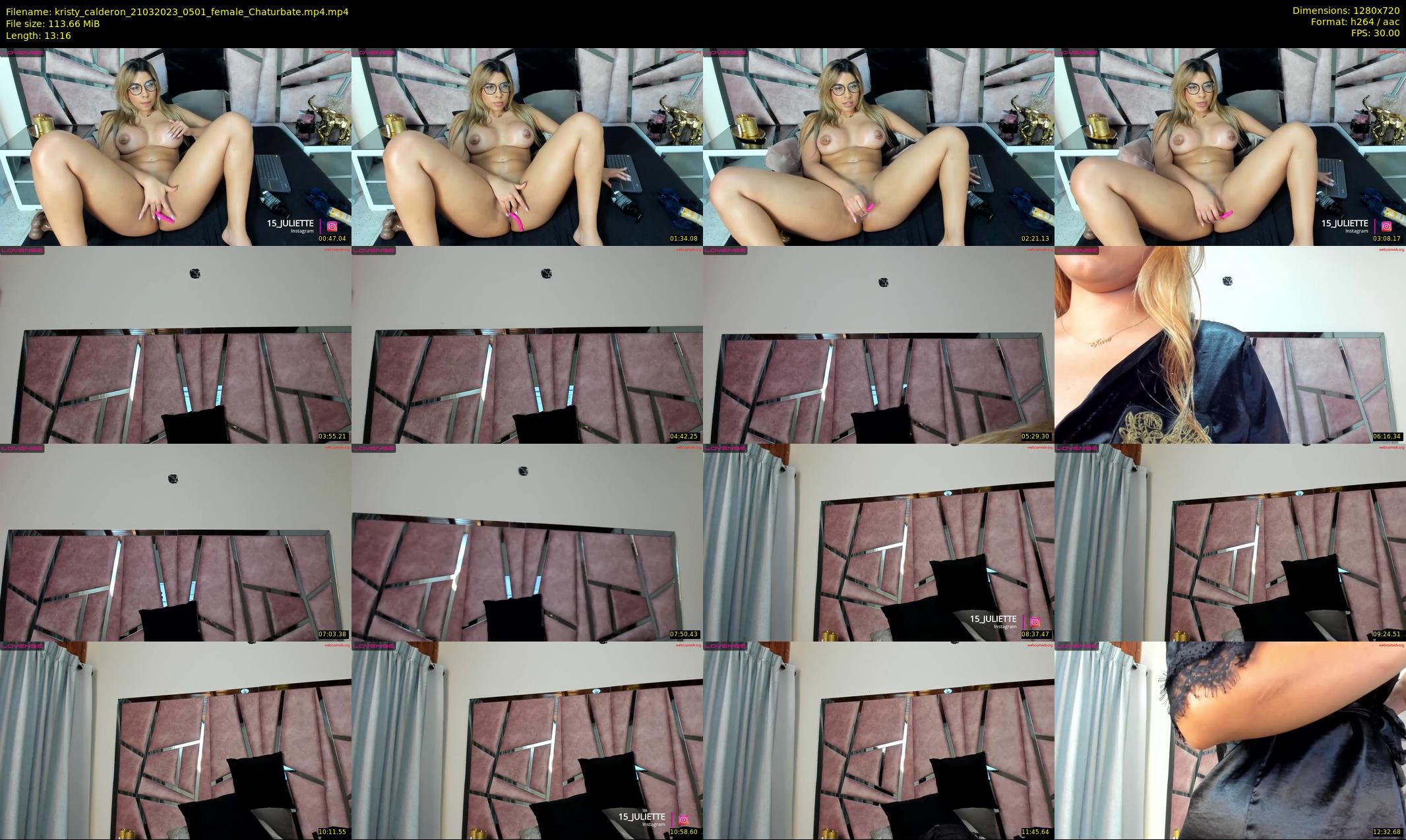 kristy_calderon — 14 minute Chaturbate female cam show recording, 720p, Mar 21, 2023