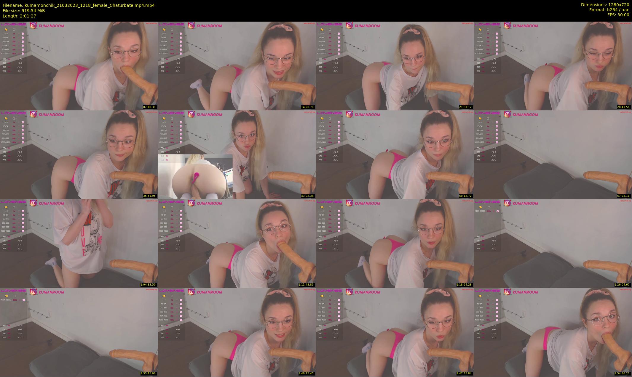 kumamonchik — 122 minute Chaturbate couple cam show recording, 720p, Mar 21, 2023