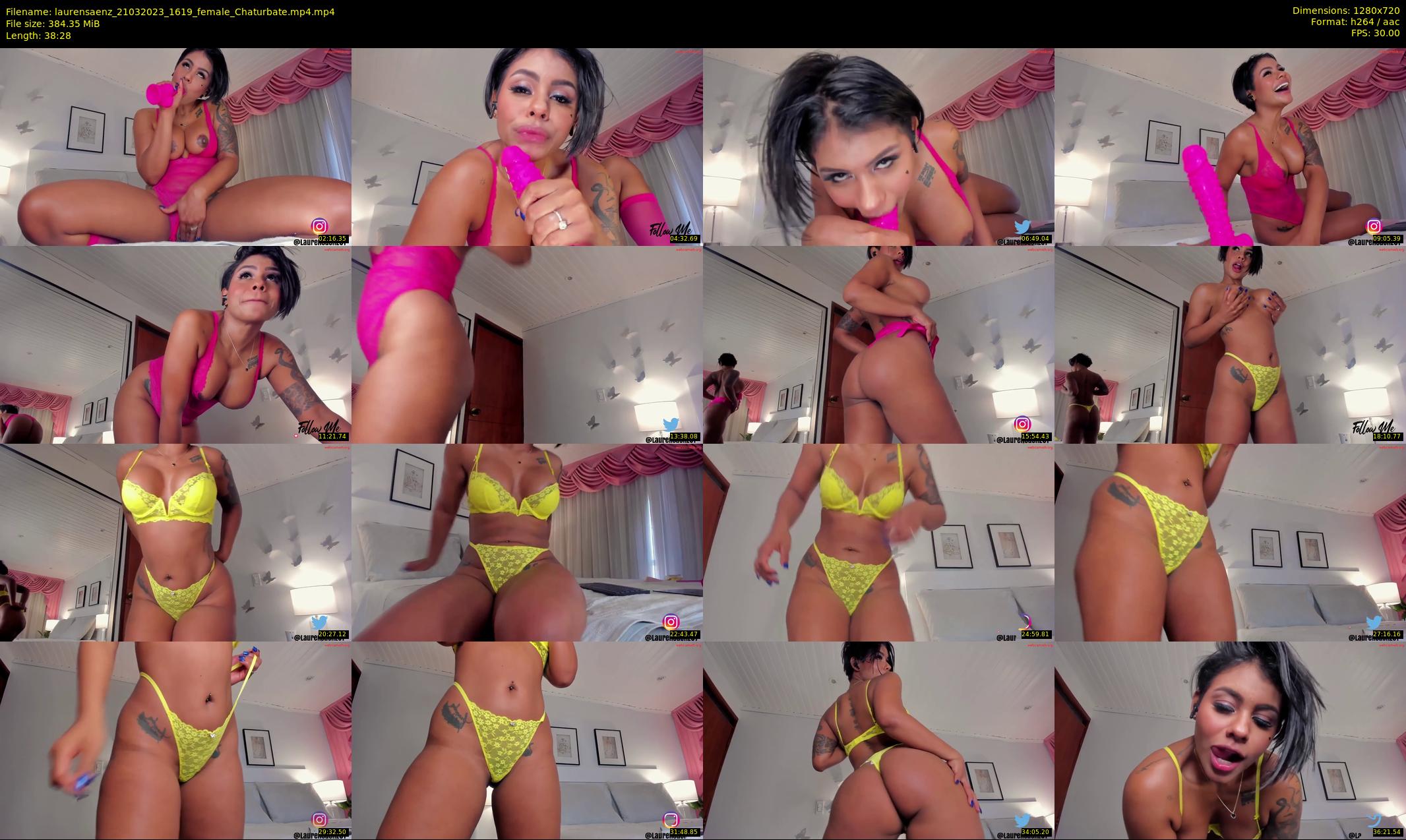 laurensaenz — 39 minute Chaturbate female cam show recording, 720p, Mar 21, 2023