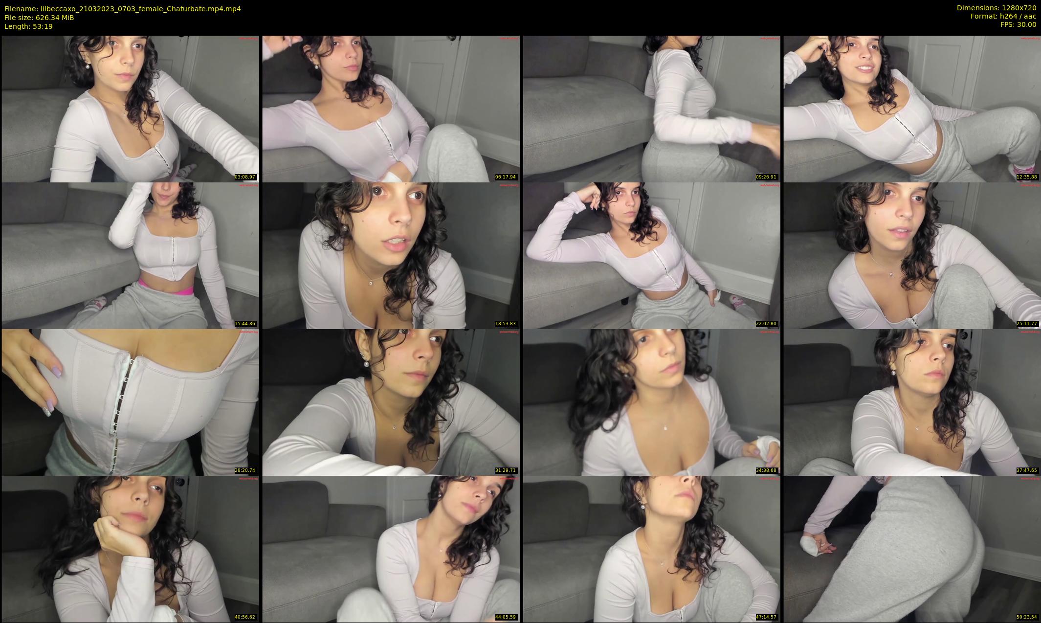 lilbeccaxo — 54 minute Chaturbate female cam show recording, 720p, Mar 21, 2023