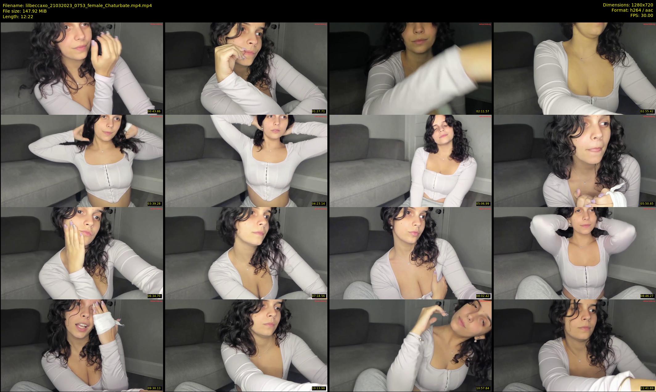 lilbeccaxo — 13 minute Chaturbate female cam show recording, 720p, Mar 21, 2023
