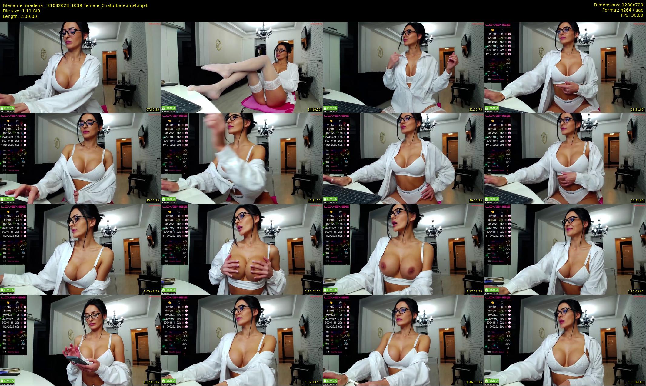 madena_ — 120 minute Chaturbate female cam show recording, 720p, Mar 21, 2023