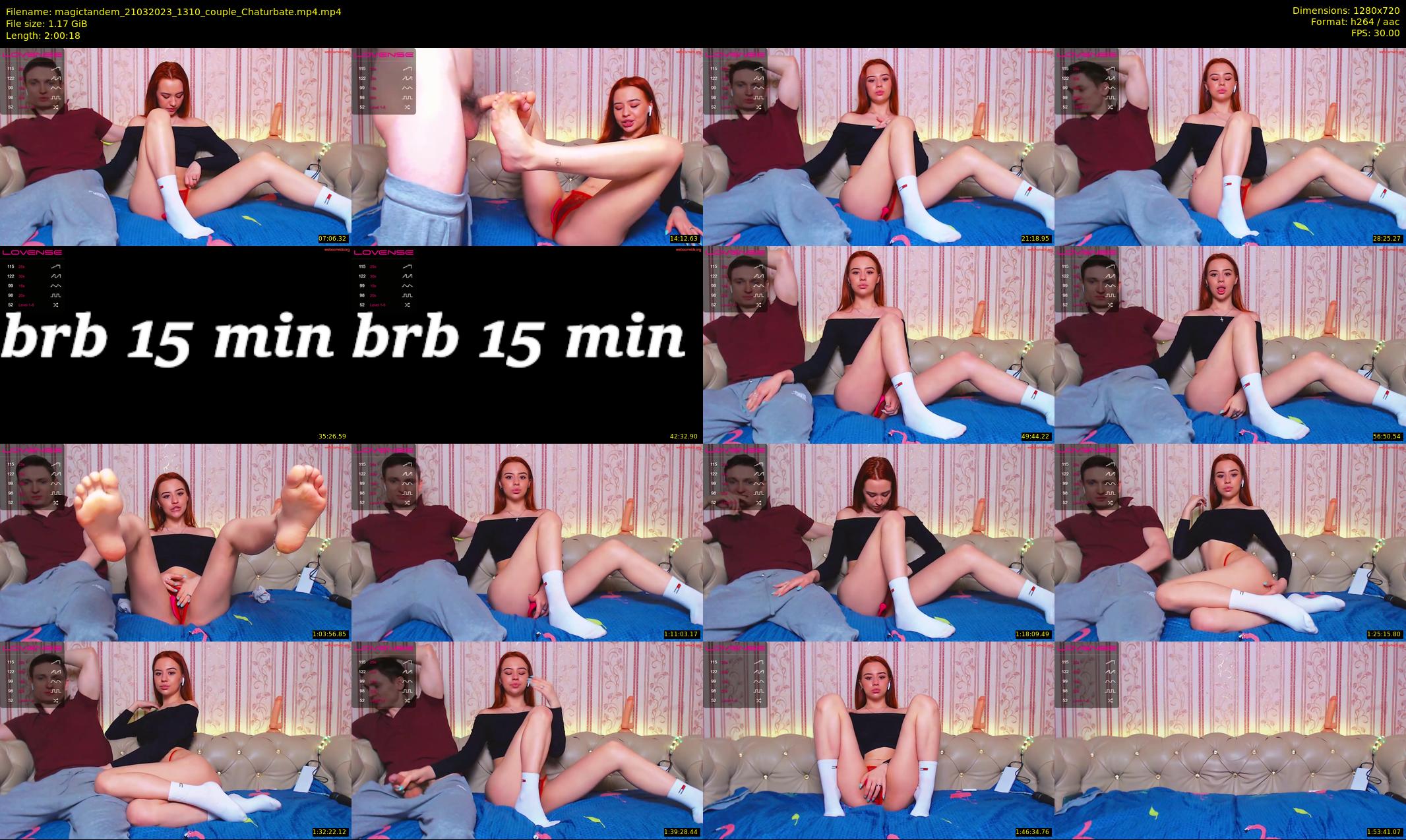 magictandem — 121 minute Chaturbate couple cam show recording, 720p, Mar 21, 2023