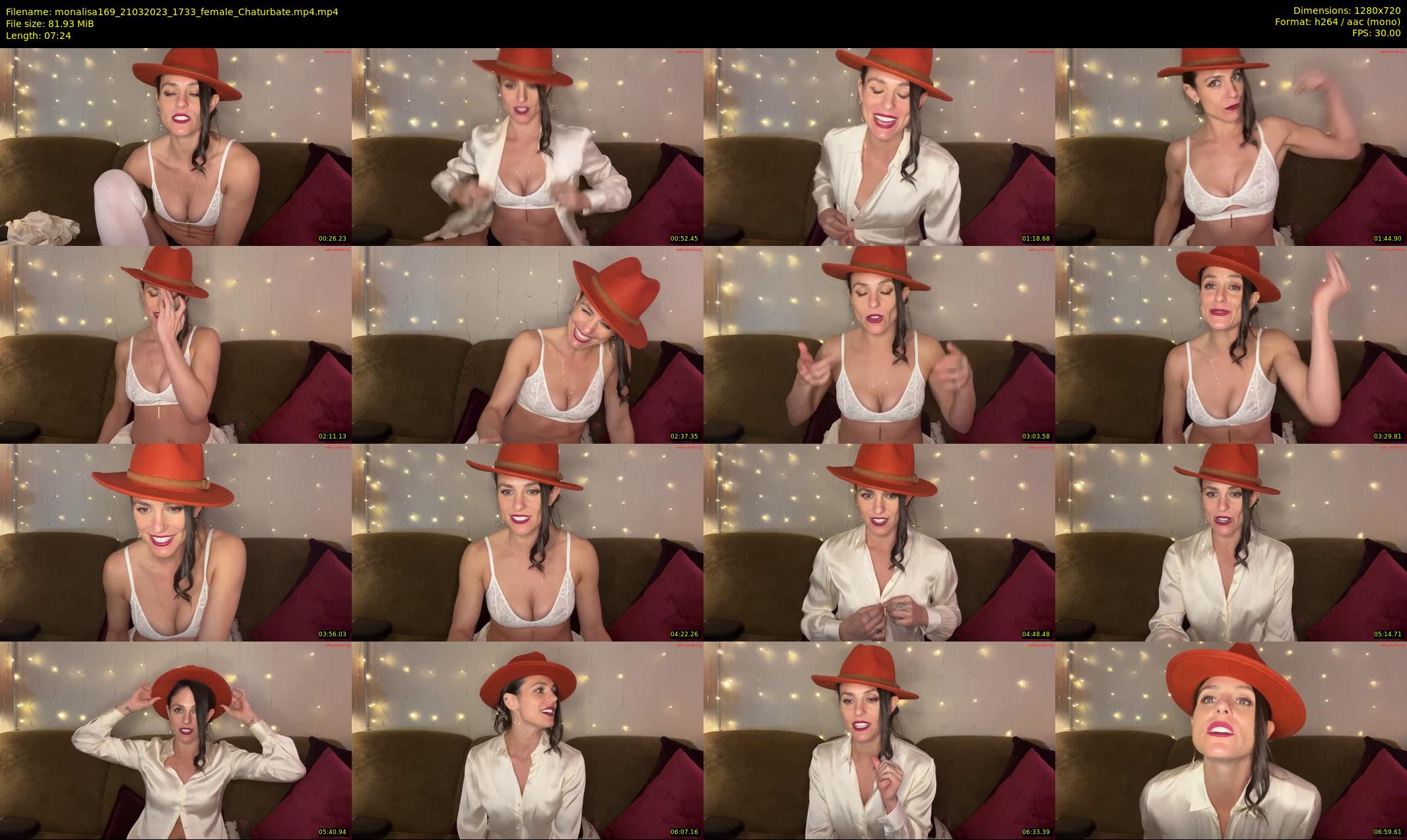 monalisa169 — 8 minute Chaturbate female cam show recording, 720p, Mar 21, 2023