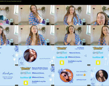 natural_british_emma — 7 minute Chaturbate female cam show recording, 720p, Mar 21, 2023