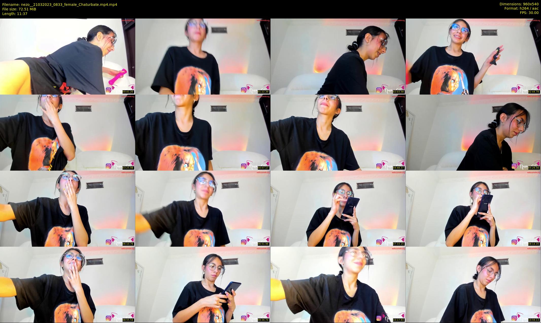 nezo_ — 12 minute Chaturbate female cam show recording, 480p, Mar 21, 2023