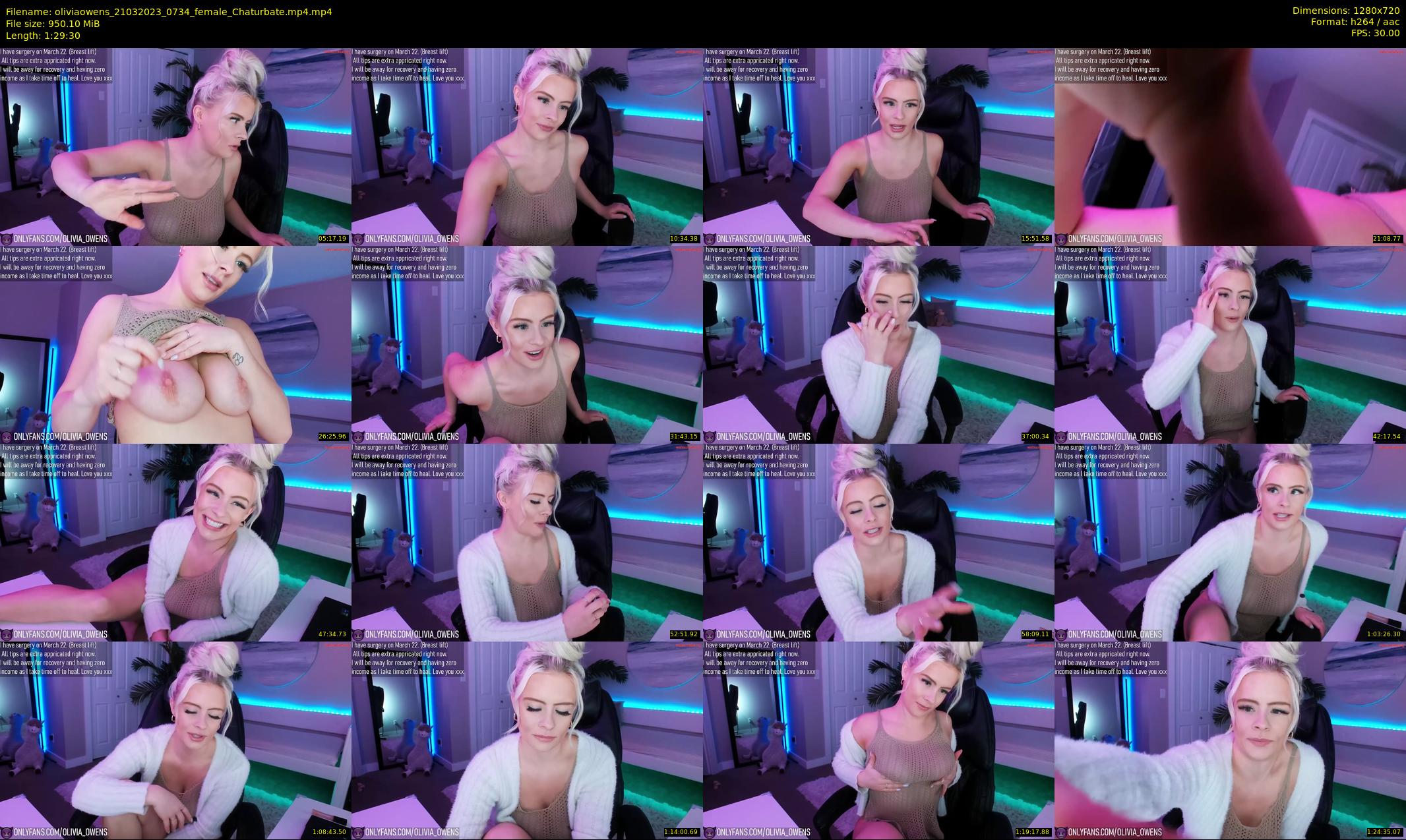 oliviaowens — 90 minute Chaturbate female cam show recording, 720p, Mar 21, 2023