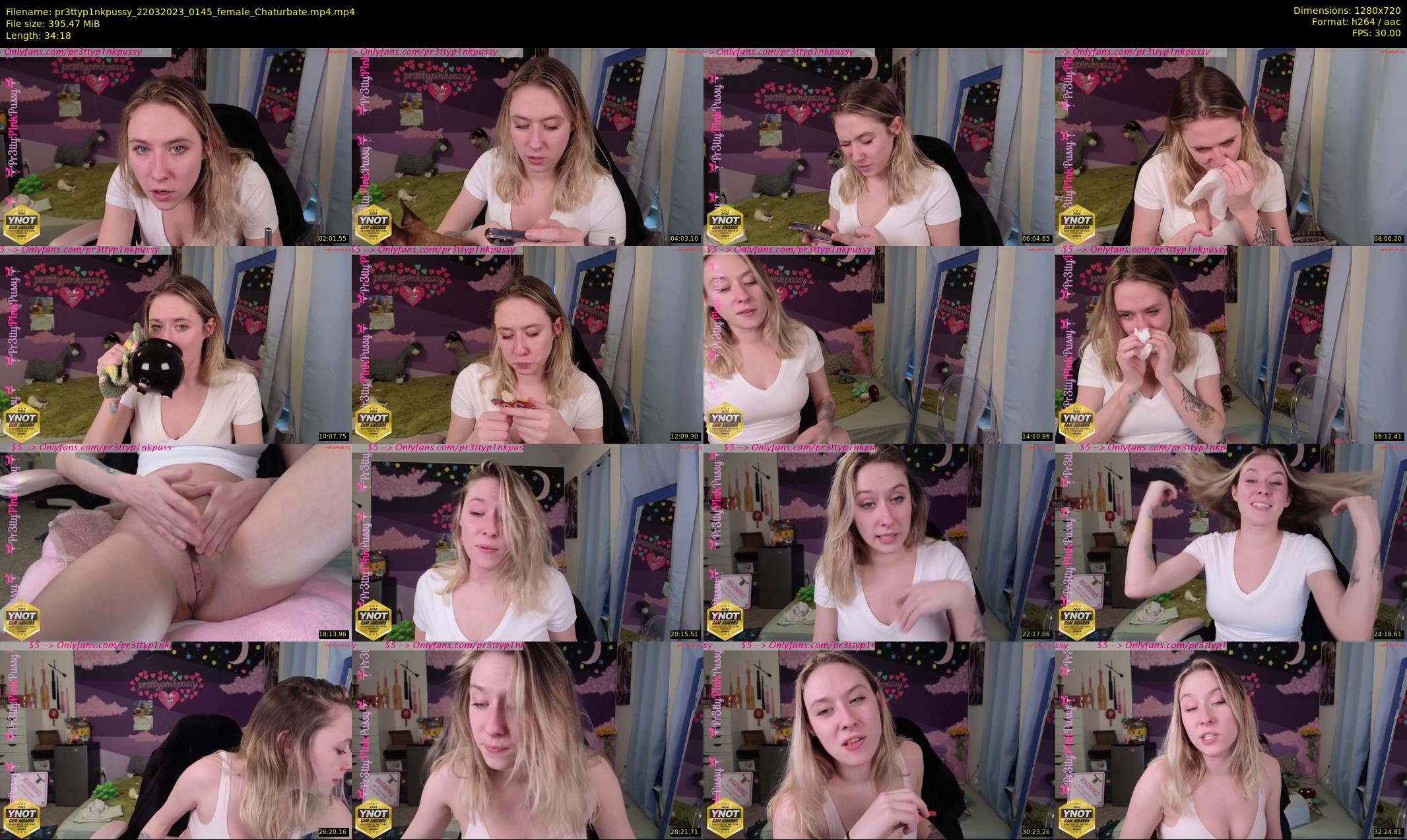 pr3ttyp1nkpussy — 35 minute Chaturbate couple cam show recording, 720p, Mar 22, 2023