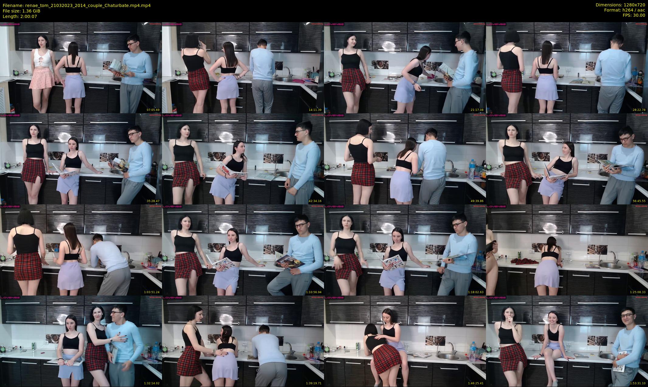 renae_tom — 121 minute Chaturbate couple cam show recording, 720p, Mar 21, 2023