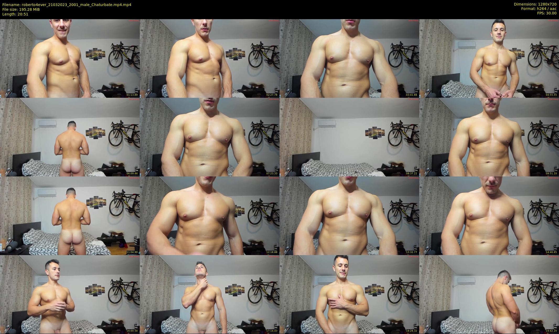 roberto4ever — 21 minute Chaturbate male cam show recording, 720p, Mar 21, 2023