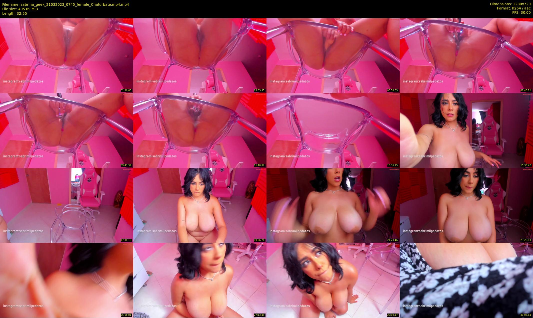 sabrina_geek — 33 minute Chaturbate female cam show recording, 720p, Mar 21, 2023