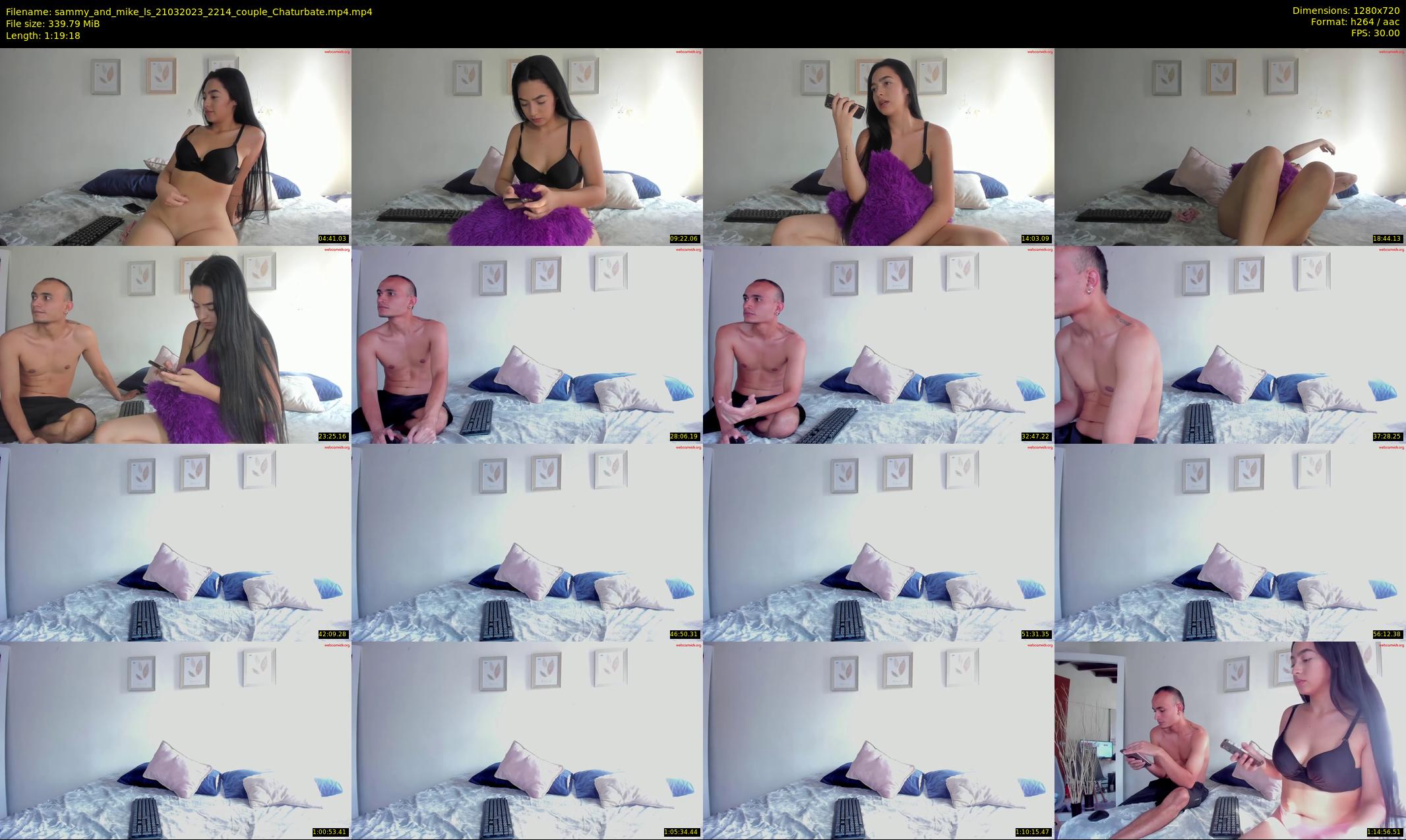 sammy_and_mike_ls — 80 minute Chaturbate couple cam show recording, 720p, Mar 21, 2023
