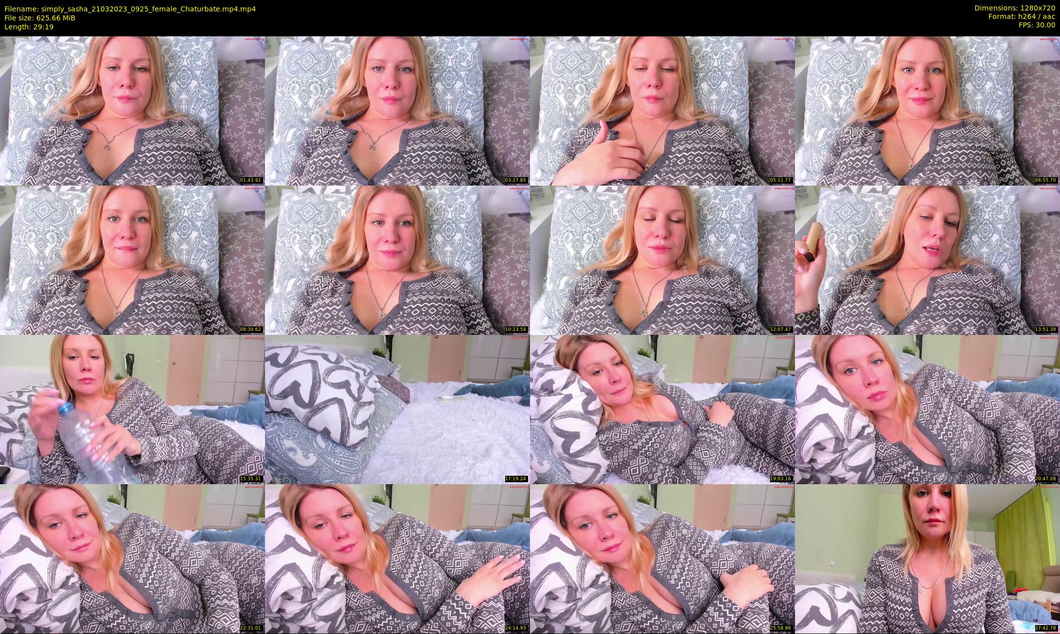 simply_sasha — 30 minute Chaturbate female cam show recording, 720p, Mar 21, 2023