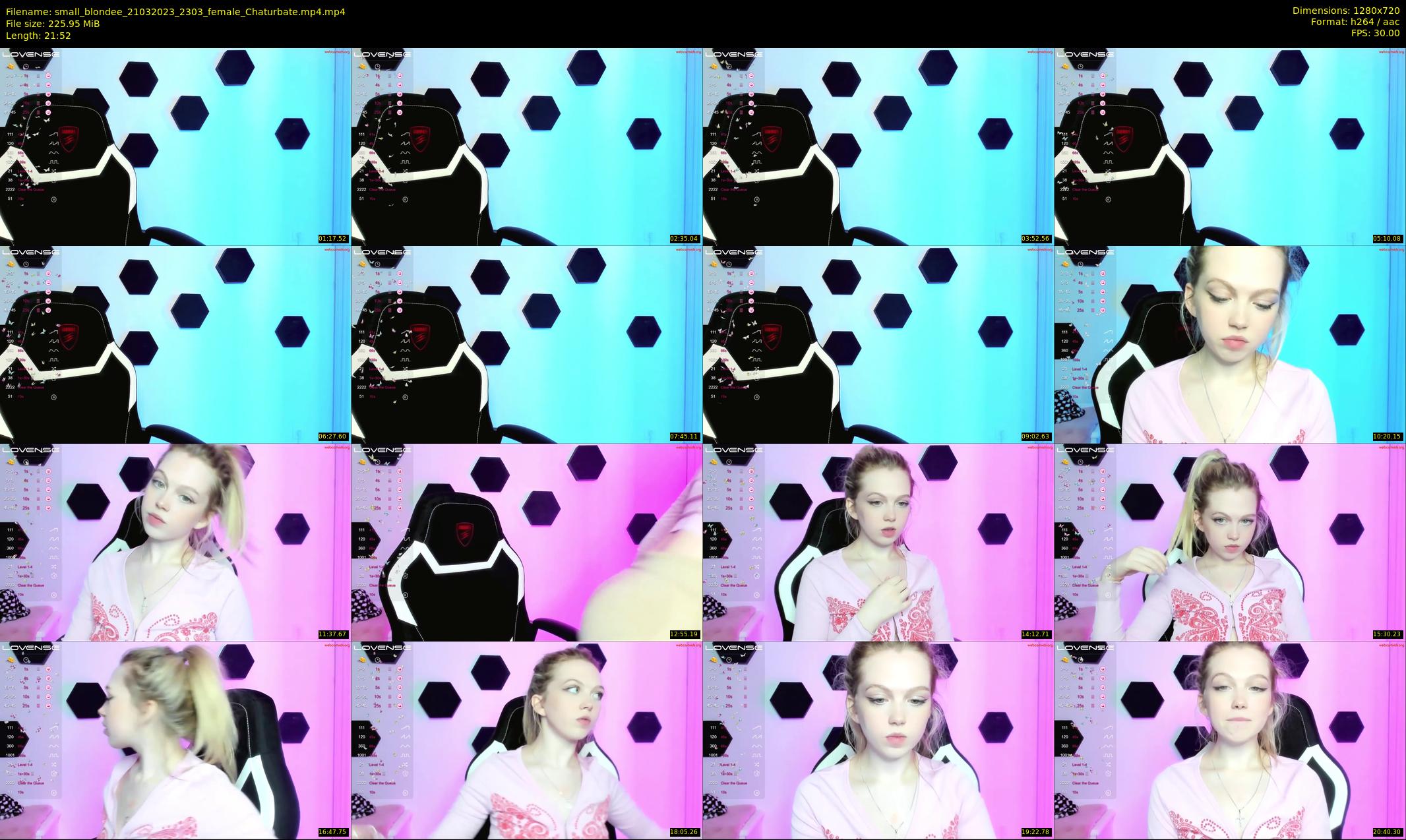 small_blondee — 22 minute Chaturbate female cam show recording, 720p, Mar 21, 2023