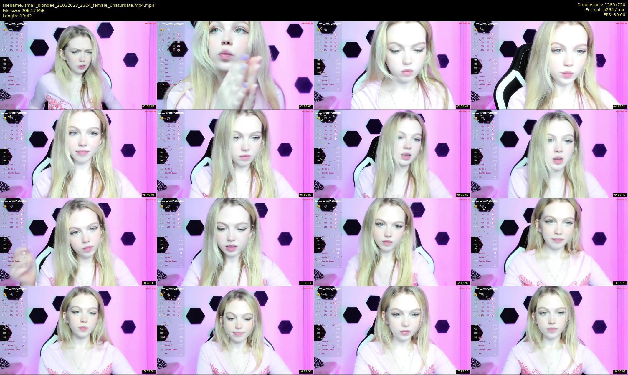 small_blondee — 20 minute Chaturbate female cam show recording, 720p, Mar 21, 2023