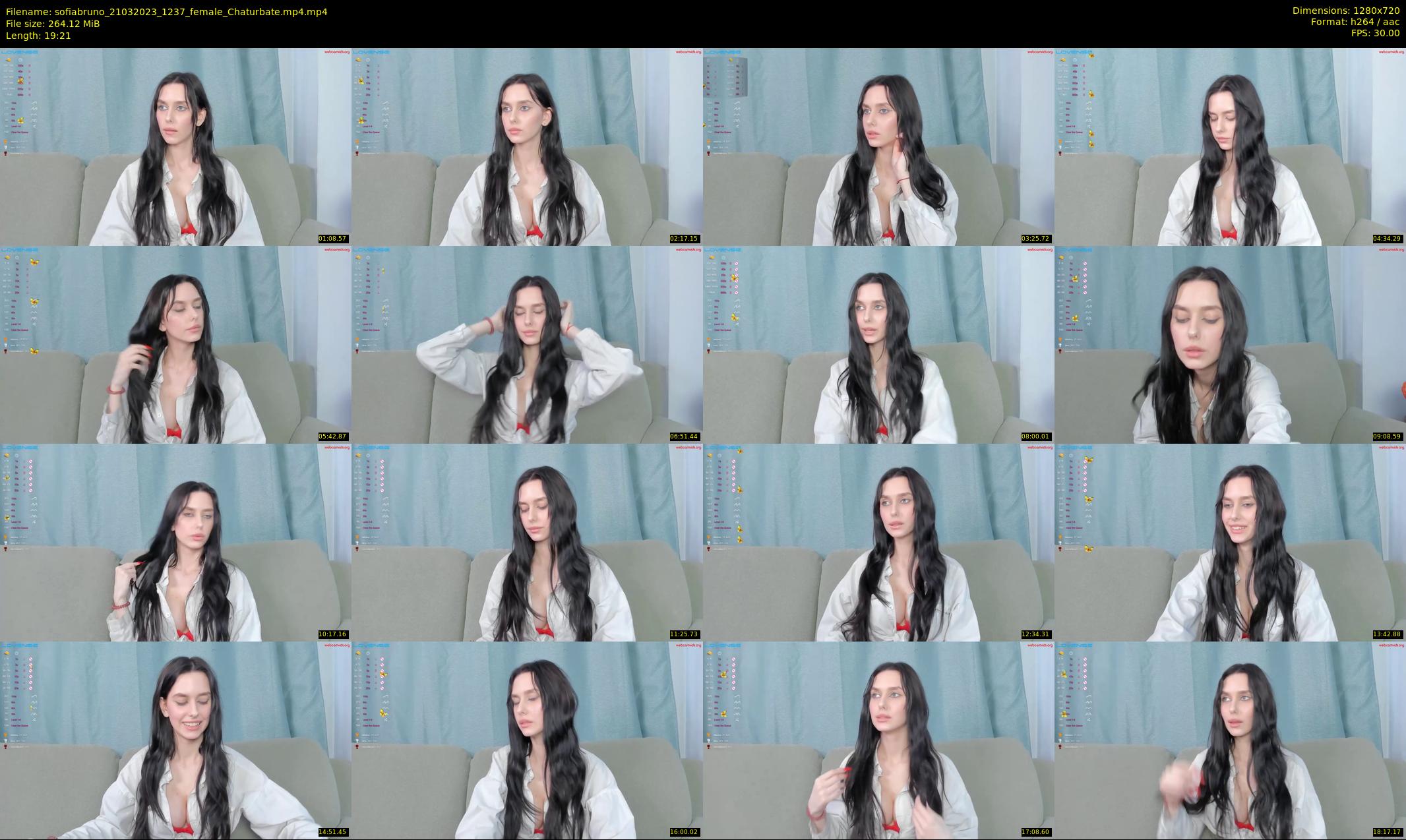sofiabruno — 20 minute Chaturbate female cam show recording, 720p, Mar 21, 2023