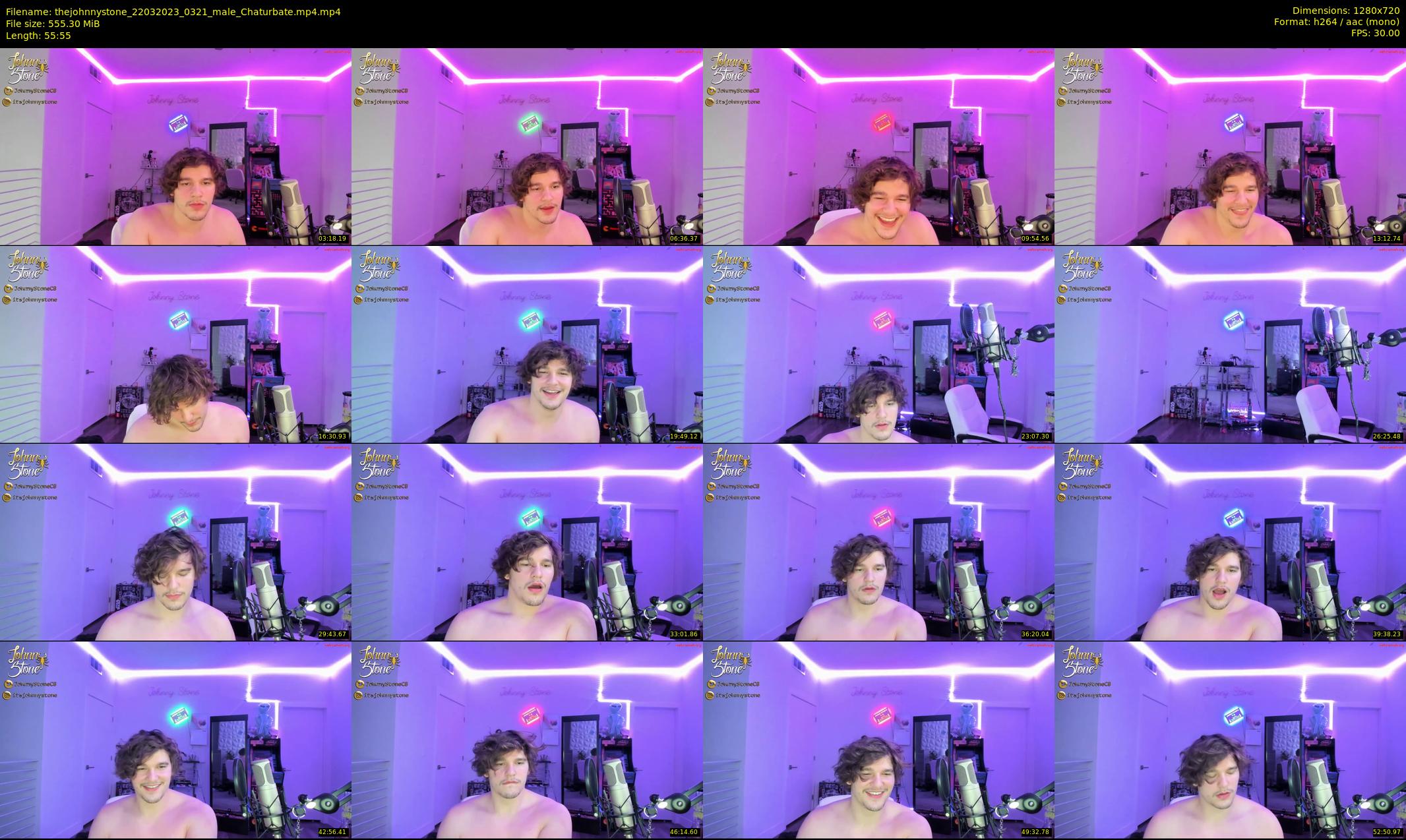 thejohnnystone — 56 minute Chaturbate male cam show recording, 720p, Mar 22, 2023