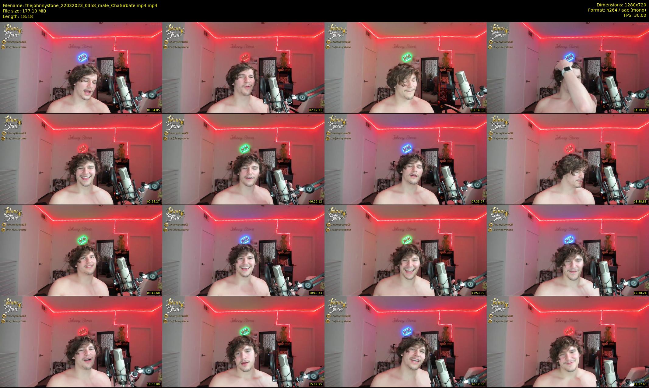 thejohnnystone — 19 minute Chaturbate male cam show recording, 720p, Mar 22, 2023