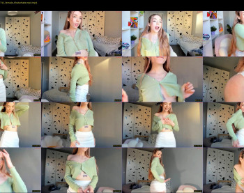 thisisamelia — 121 minute Chaturbate female cam show recording, 720p, Mar 21, 2023