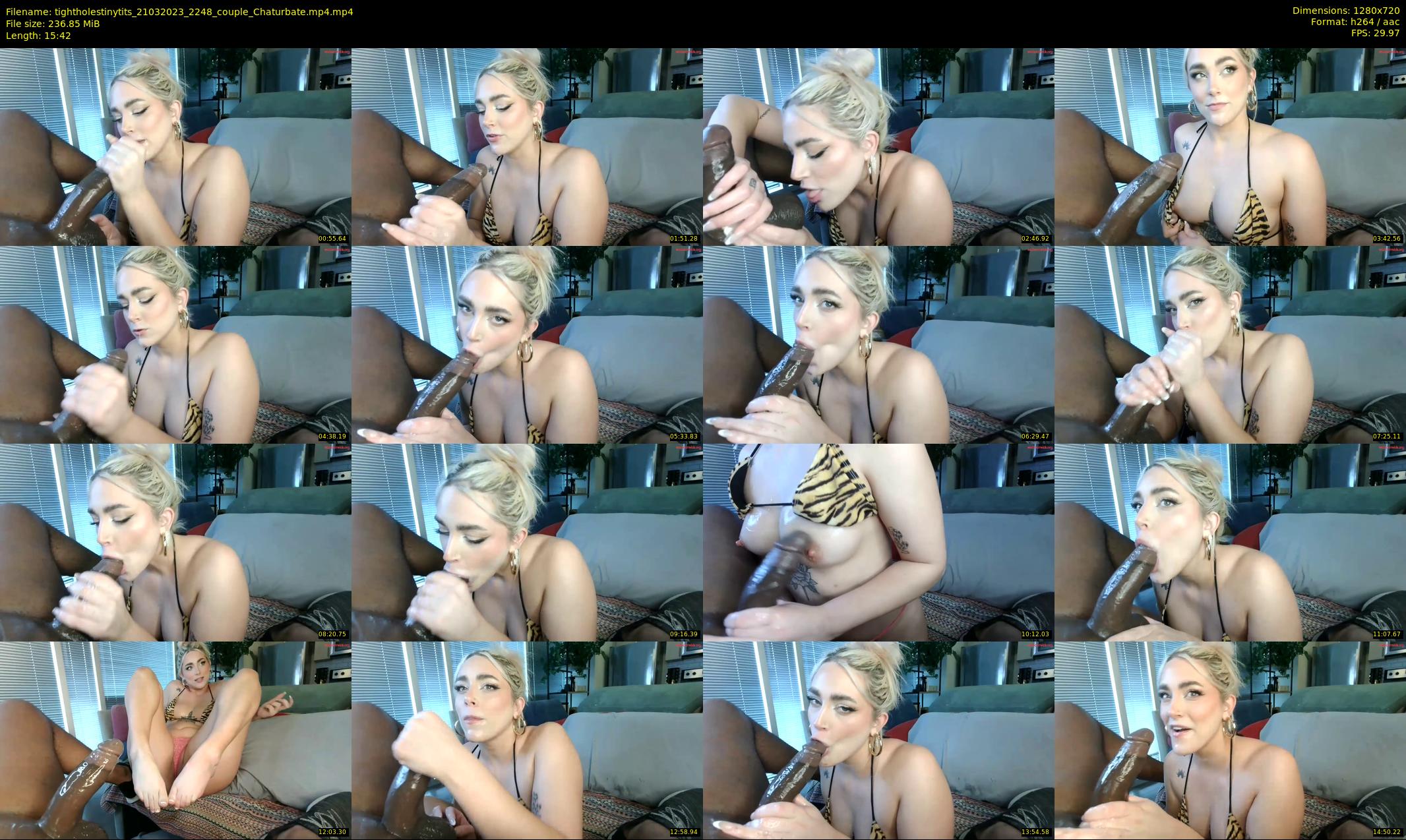 tightholestinytits — 16 minute Chaturbate couple cam show recording, 720p, Mar 21, 2023