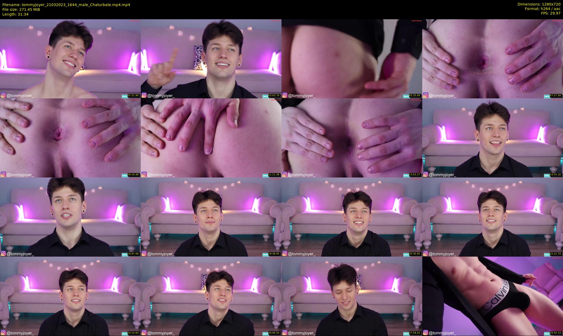 tommyjoyer — 32 minute Chaturbate male cam show recording, 720p, Mar 21, 2023
