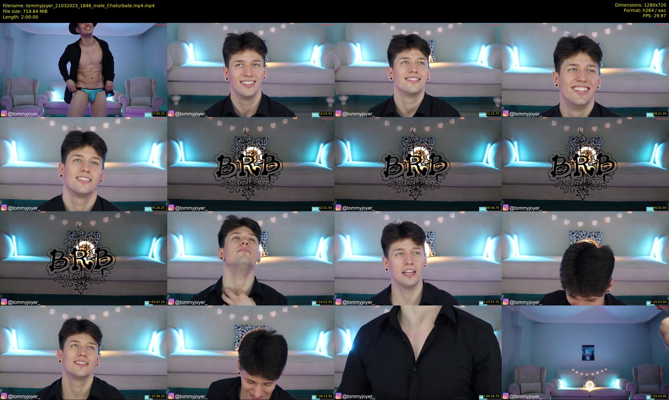 tommyjoyer — 120 minute Chaturbate male cam show recording, 720p, Mar 21, 2023