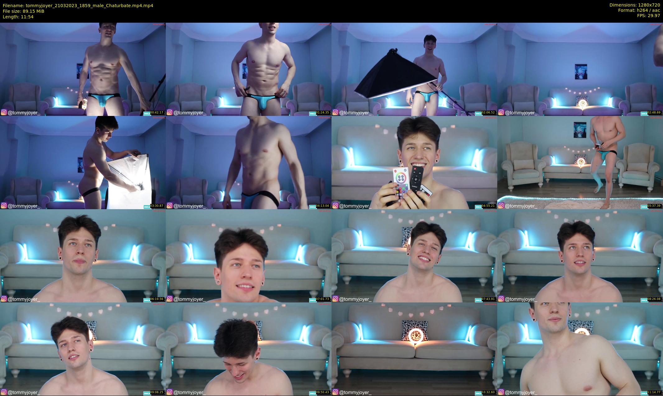 tommyjoyer — 12 minute Chaturbate male cam show recording, 720p, Mar 21, 2023