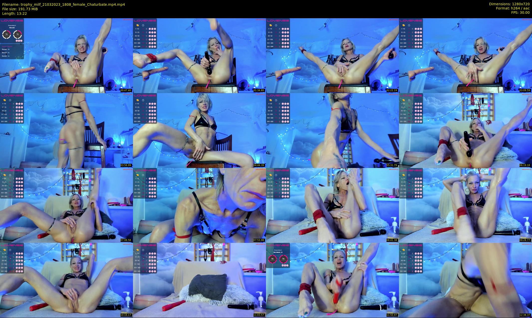 trophy_milf — 14 minute Chaturbate female cam show recording, 720p, Mar 21, 2023